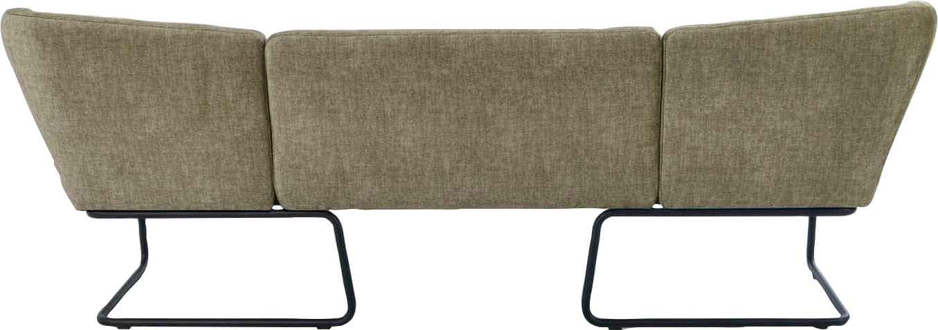 K+W Komfort & Wohnen Polsterbank »Mikkado Tube«, in abgerundeter Form, Rundrohrkufe lang, in 2 Breiten 192 oder 242 cm