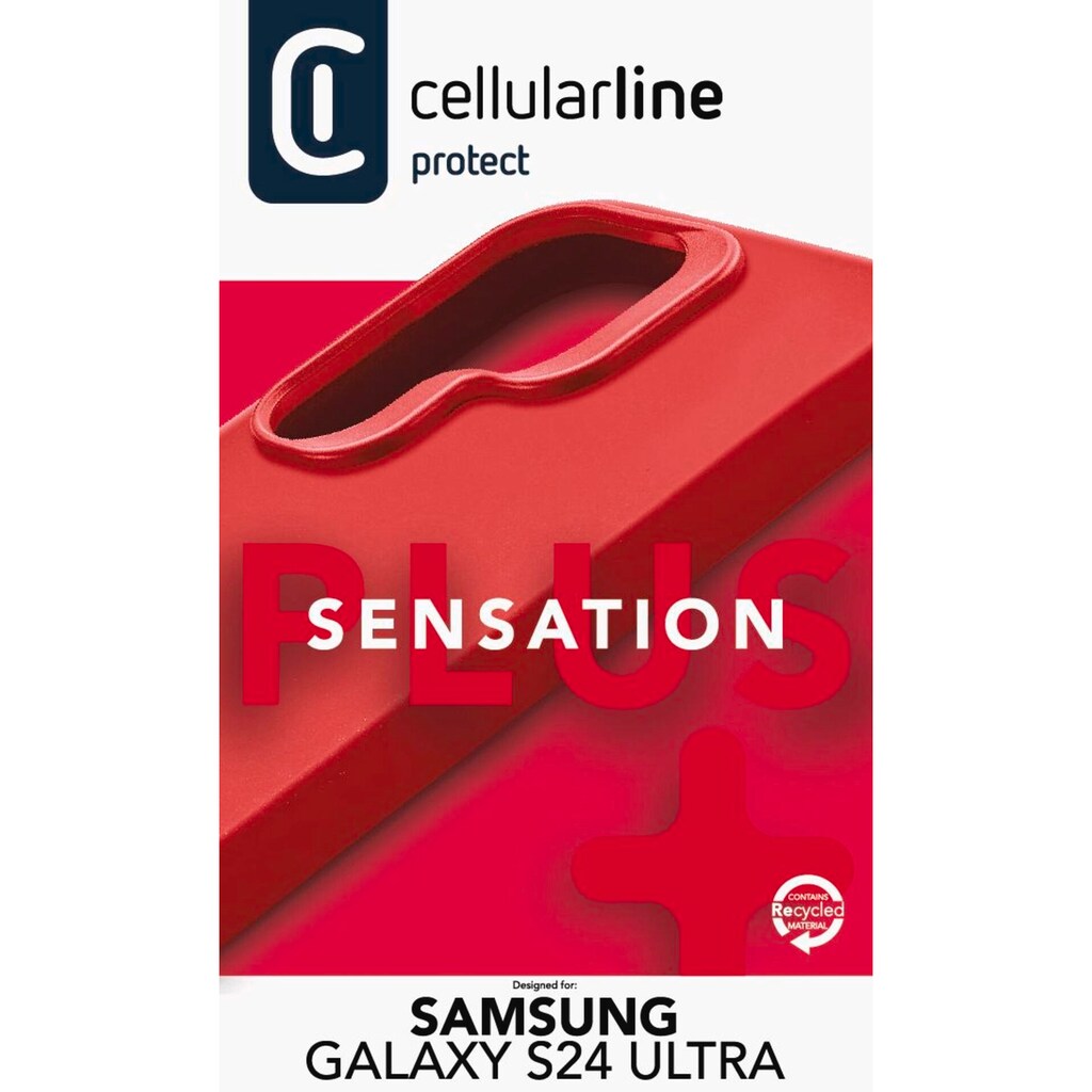 Cellularline Handyhülle »Sensation Case für Samsung Galaxy S24 Ultra«