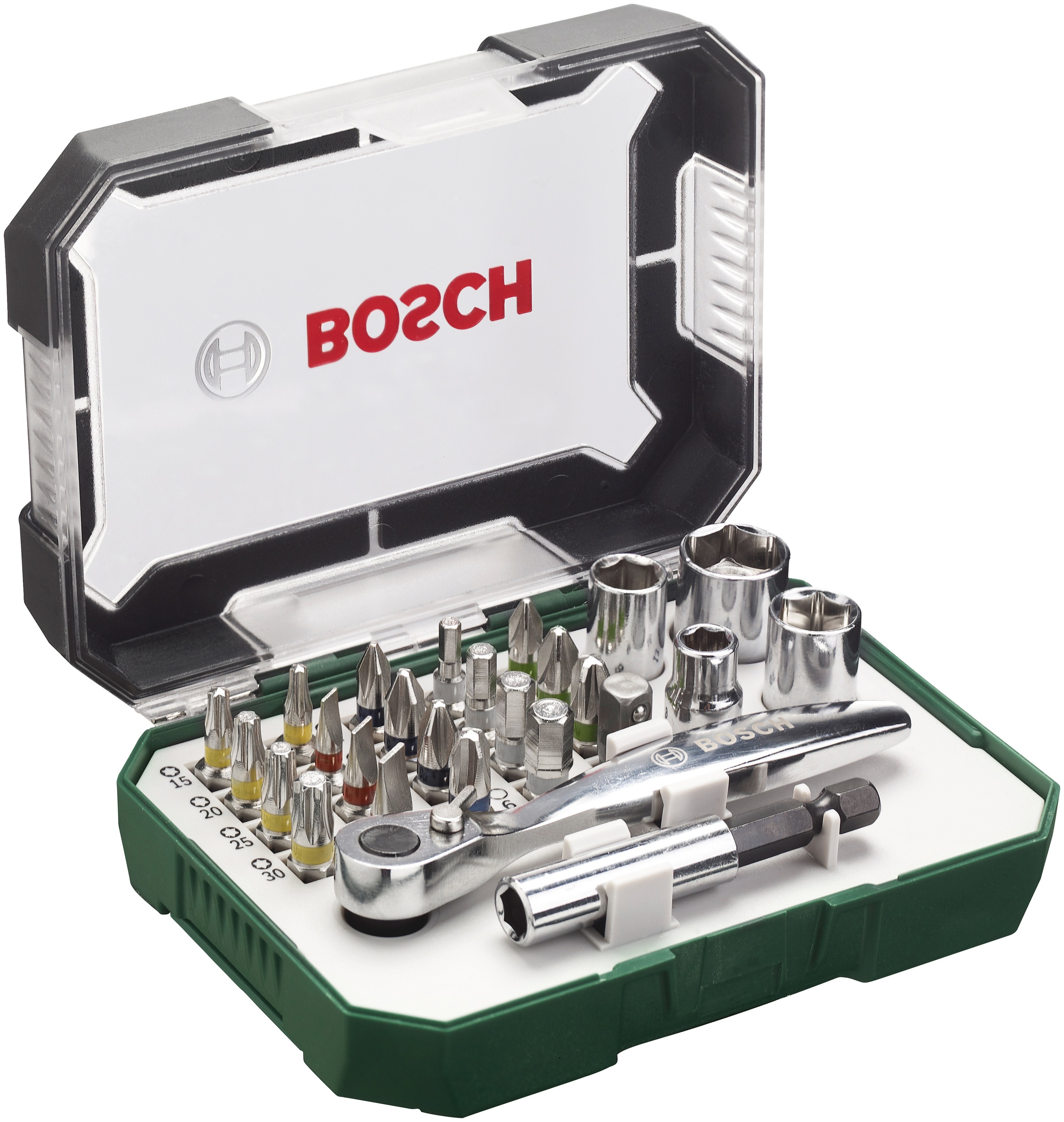 Bosch Home & Garden Bit-Set »double end«, 27-teilig, SDB-Set,  Schrauberbit-Set, mit zusätzlicher Ratsche online kaufen