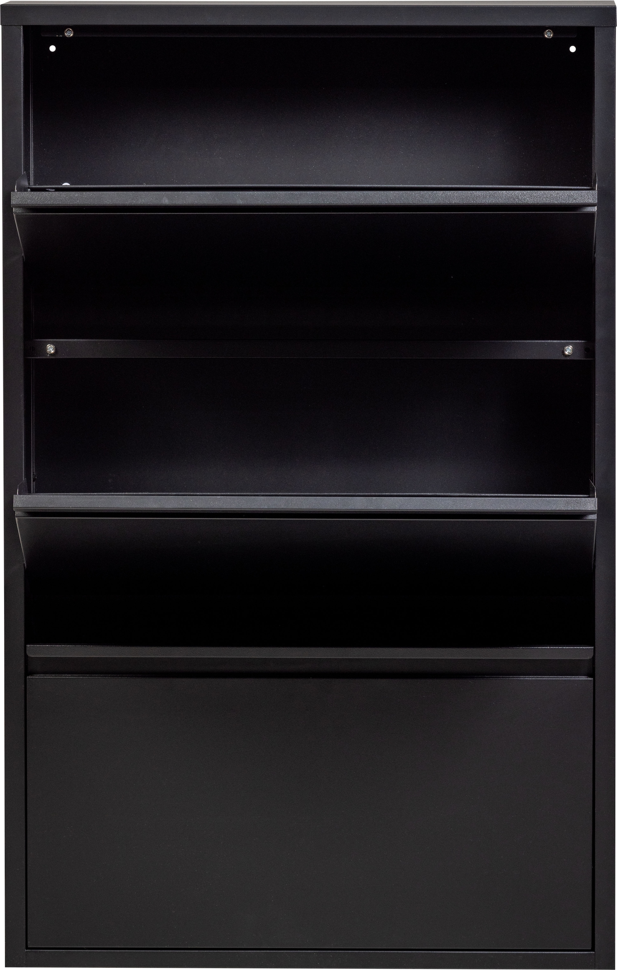 WOOOD Schuhschrank »Sandburg«, mit drei Fächern, Breite 66 cm