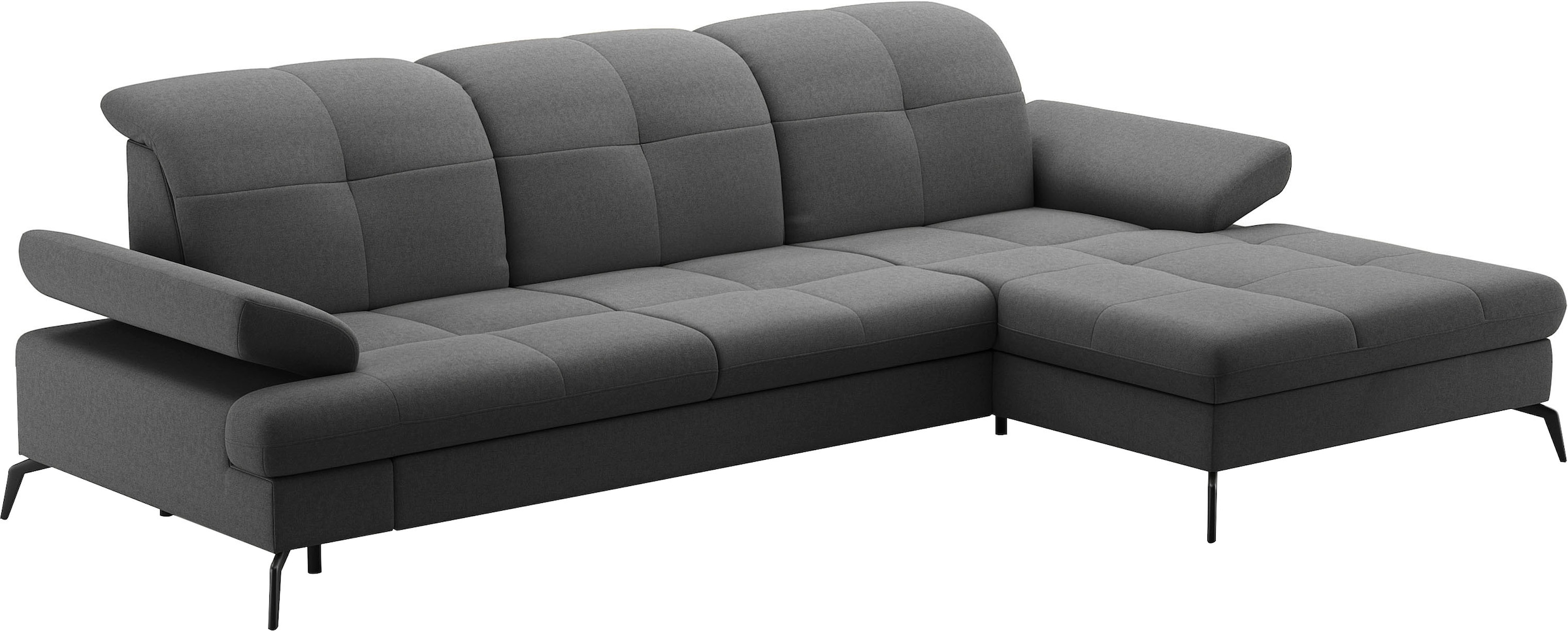 sit&more Ecksofa »Amica«, wahlweise mit Bettfunktion, Bettkasten und Kopfteiverstellung