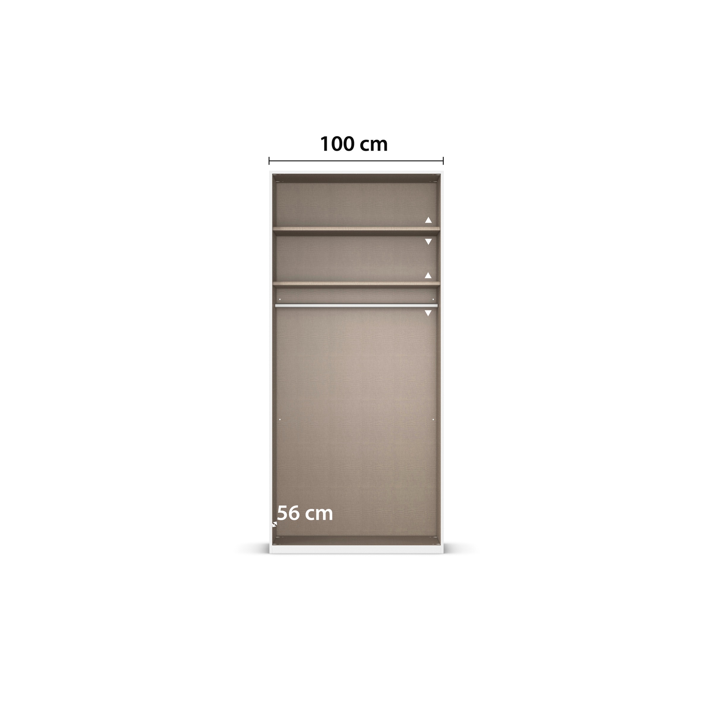 rauch Drehtürenschrank »Kleiderschrank Schrank Garderobe Schlafzimmerschrank EVELYN«, (in 2 Höhen 197 oder 210 cm erhältlich), in elegantem Stil, viel Stauraum 4 Breiten und 2 Höhen MADE IN GERMANY