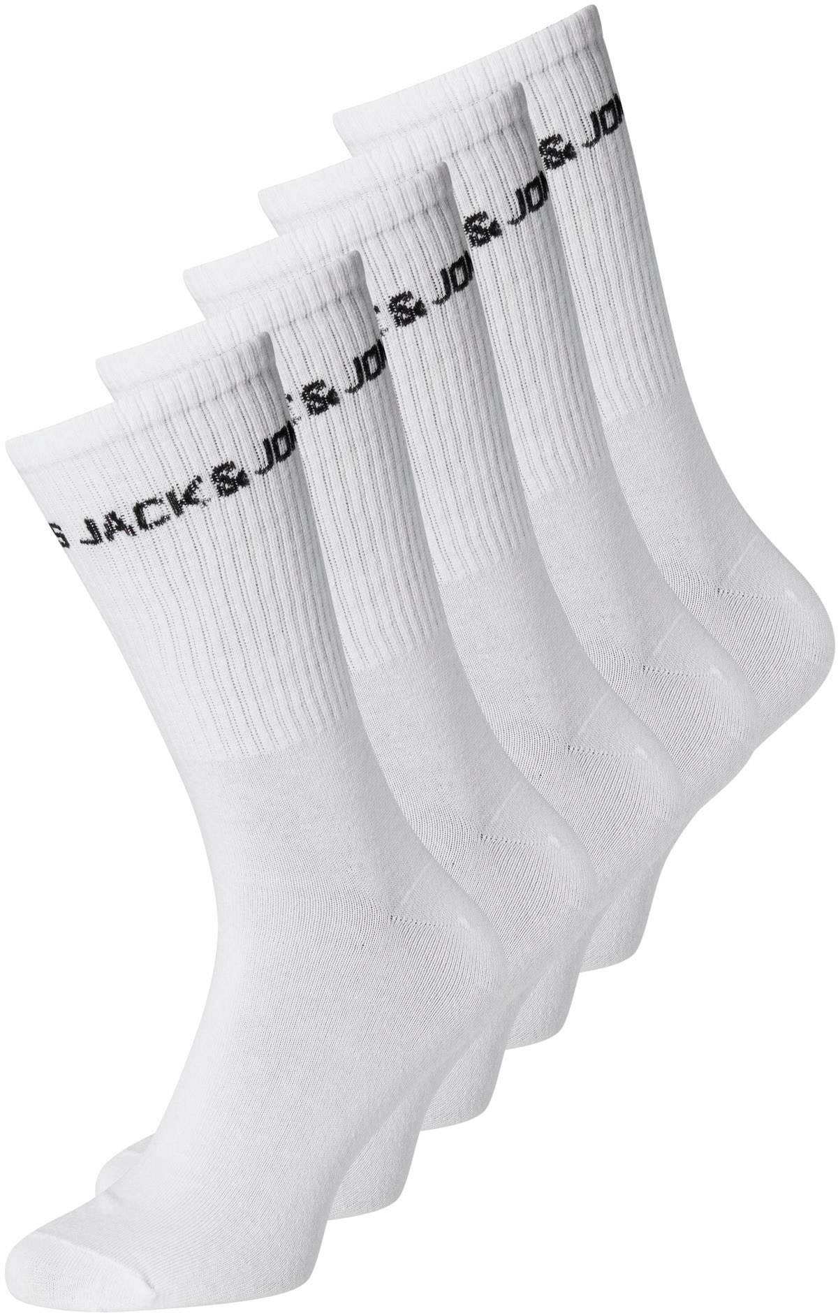 Jack & Jones Tennissocken »JACBASIC LOGO TENNIS SOCK 5 PACK NOOS«, (Packung, 5 Paar) kaufen