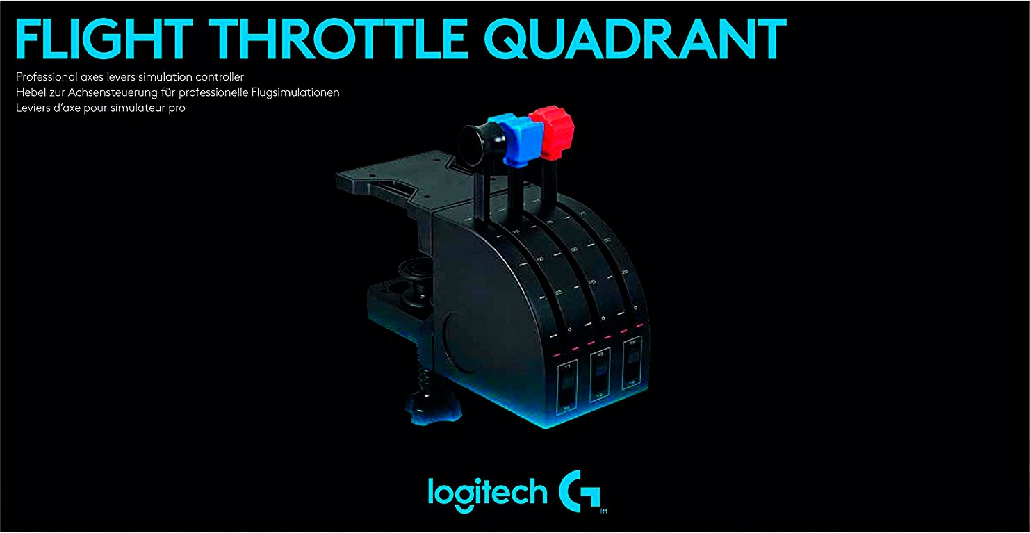 Logitech G Gaming-Adapter »Logitech G Saitek Pro Flight Throttle Quadrant«, 1,8 cm
