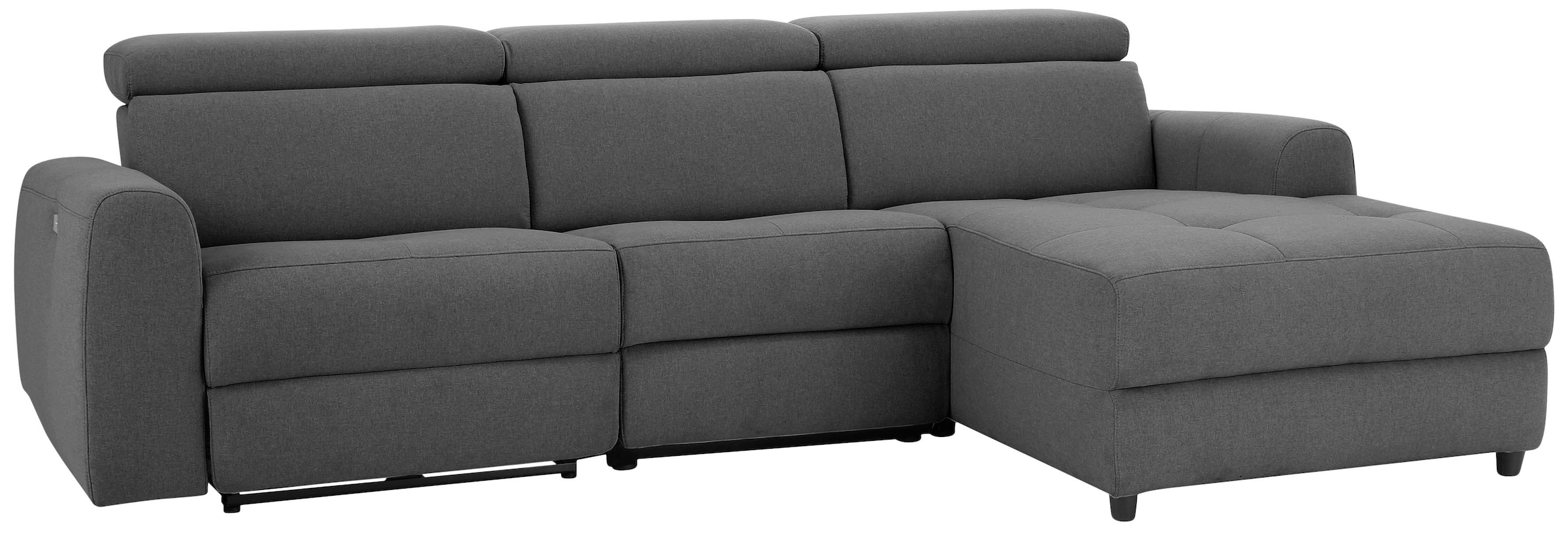 Home affaire Ecksofa »Sentrano, L-Form,«, 275 cm, man. o. elektr. Relaxfunktion und USB/Kopfverstellung