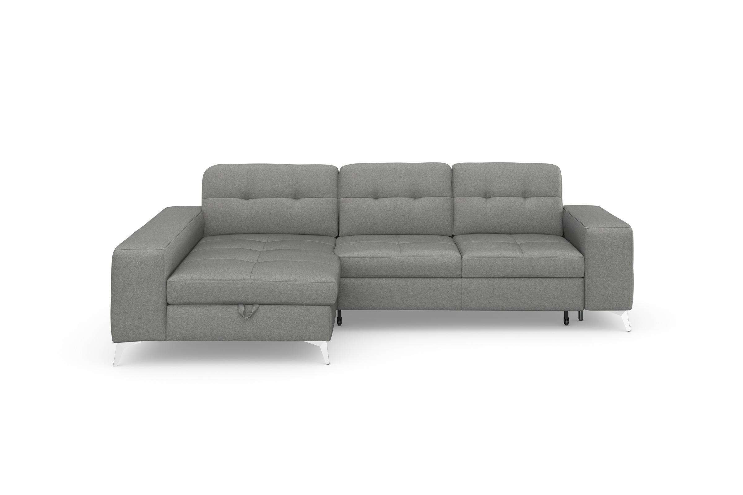 sit&more Ecksofa »Baviene L-Form«, inklusive Sitztiefenverstellung und Federkern, wahlweise Bettfunktion