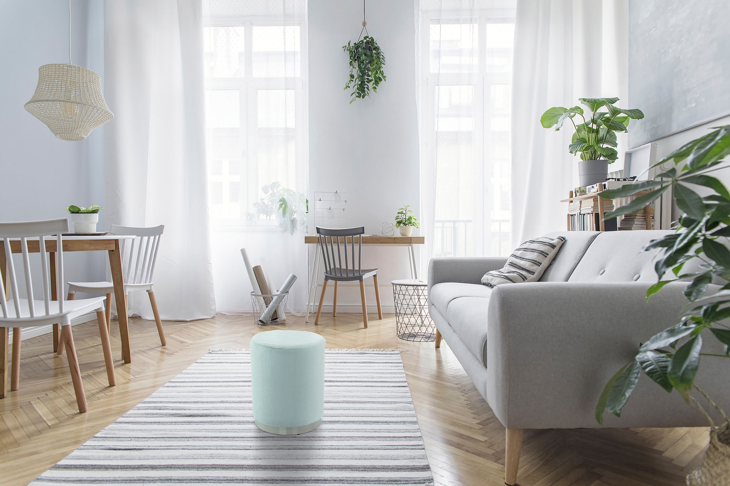 Kayoom Polsterhocker »Hocker Nona 225, Polster- und Sitzhocker, stillvoll und flauschig«, (1 St.), komfortabel, vielseitig einsetzbar, supersofte Haptik