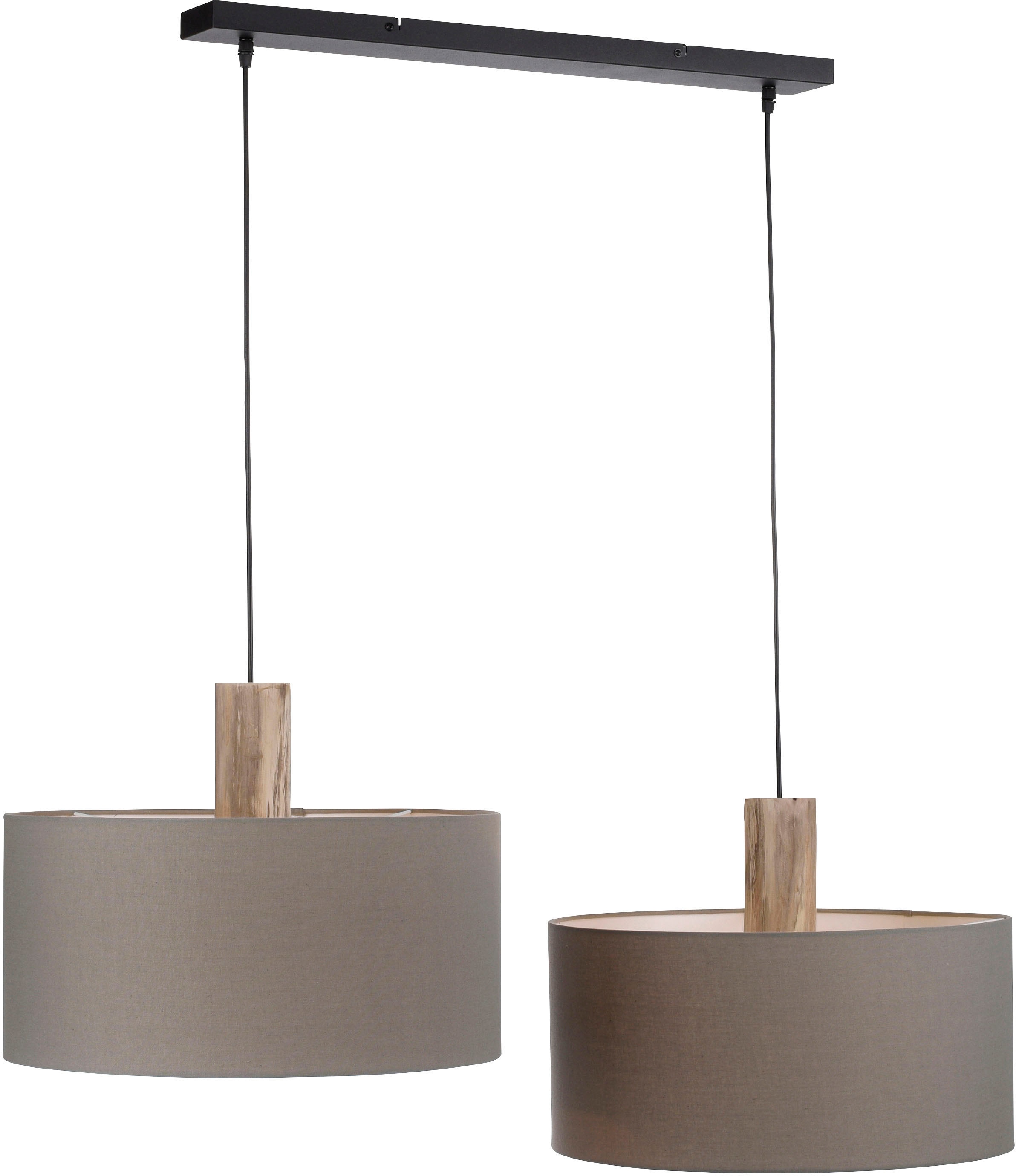 JUST LIGHT Pendelleuchte »LINEN«, 2 flammig, ExklusiveE27 günstig online kaufen