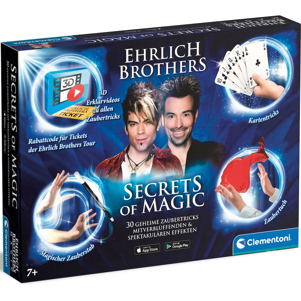 Clementoni® Zauberkasten »Ehrlich Brothers, Secrets of Magic«