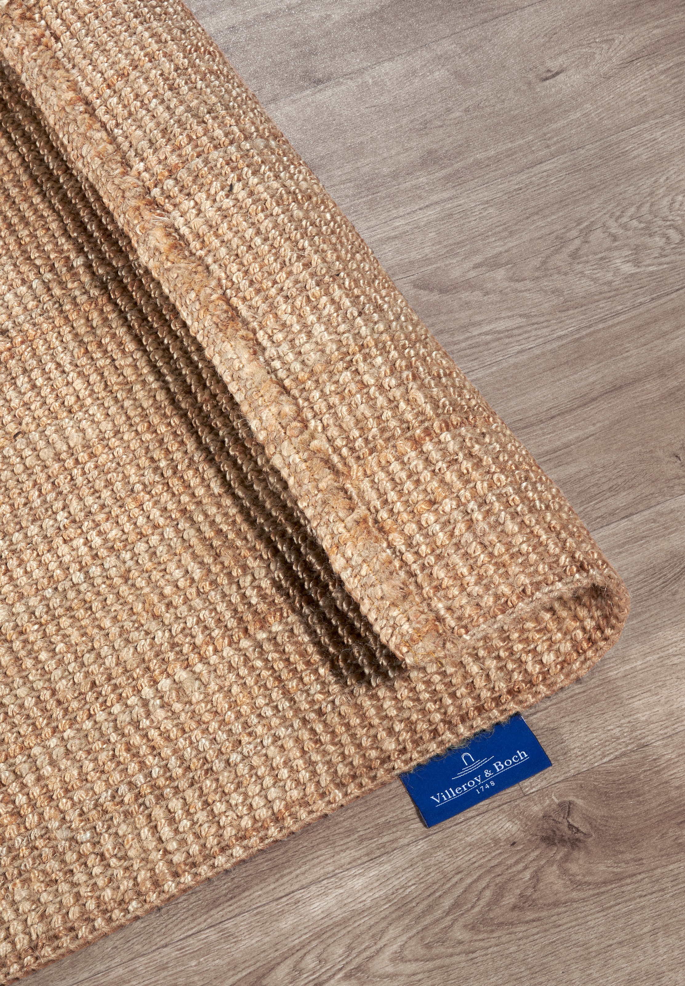 Villeroy & Boch Teppich »Rosalie Juteteppich«, rechteckig, 10 mm Höhe, Läufer, 100% Jute, Natur, Wohnzimmer, Esszimmer, Schlafzimmer, GRS