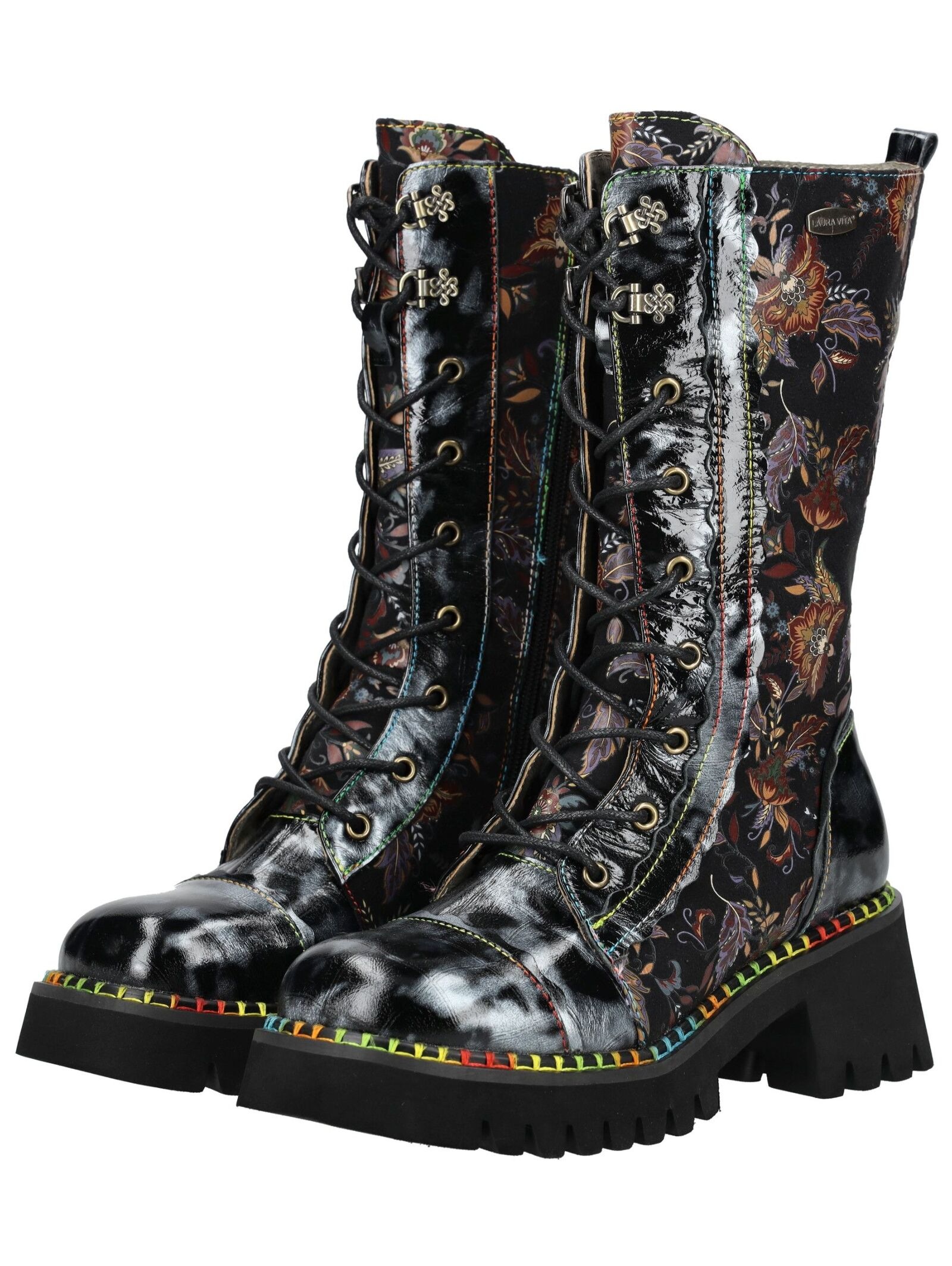 LAURA VITA Schnürstiefel »LAURA VITA Stiefel Leder/Textil«