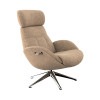 FLEXLUX Relaxsessel »Relaxchairs Elegant«, Premium Komfort, Rücken- &  Kopfteilverstellung, drehbar, Fuß schwarz auf Rechnung kaufen