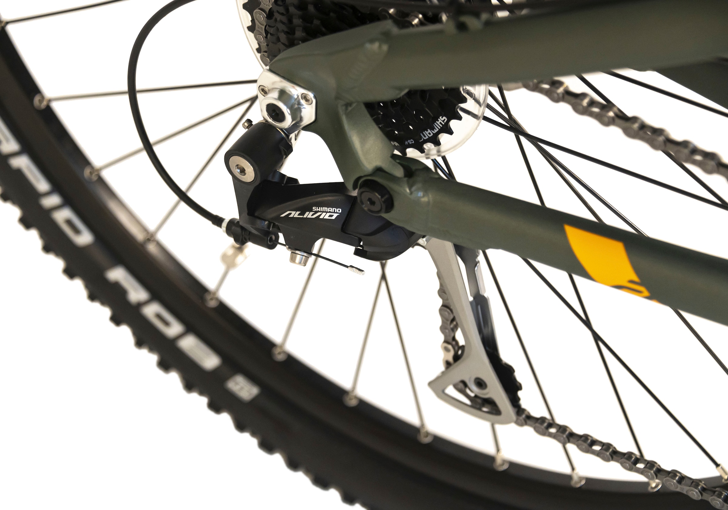 Adore E-Bike »Santoro«, 9 Gang, Shimano, ALIVIO Shadow Design, Mittelmotor 250 W, Pedelec, Elektrofahrrad für Damen u. Herren, MTB