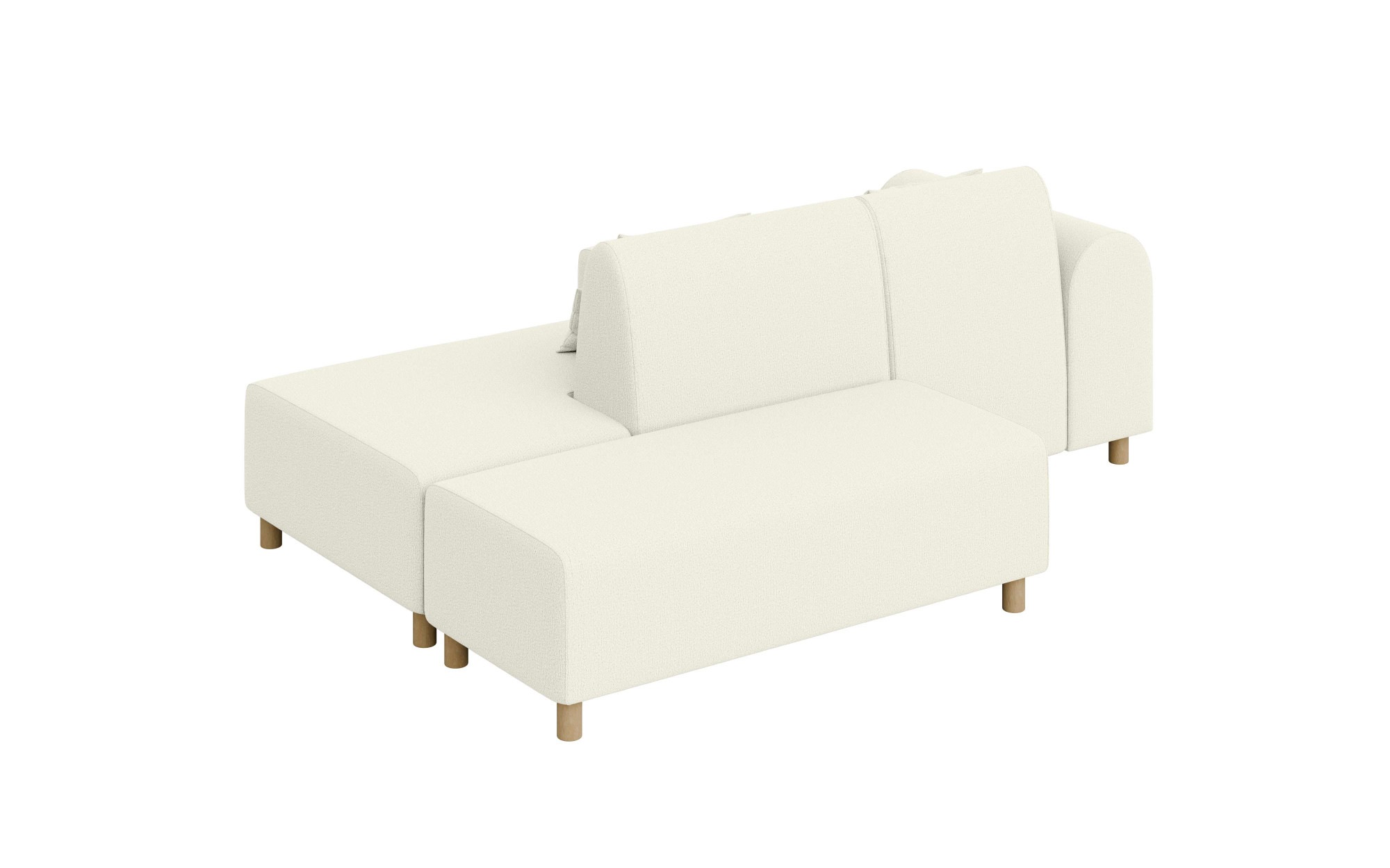 INOSIGN Ecksofa »Suyala«, L-Form mit Hocker