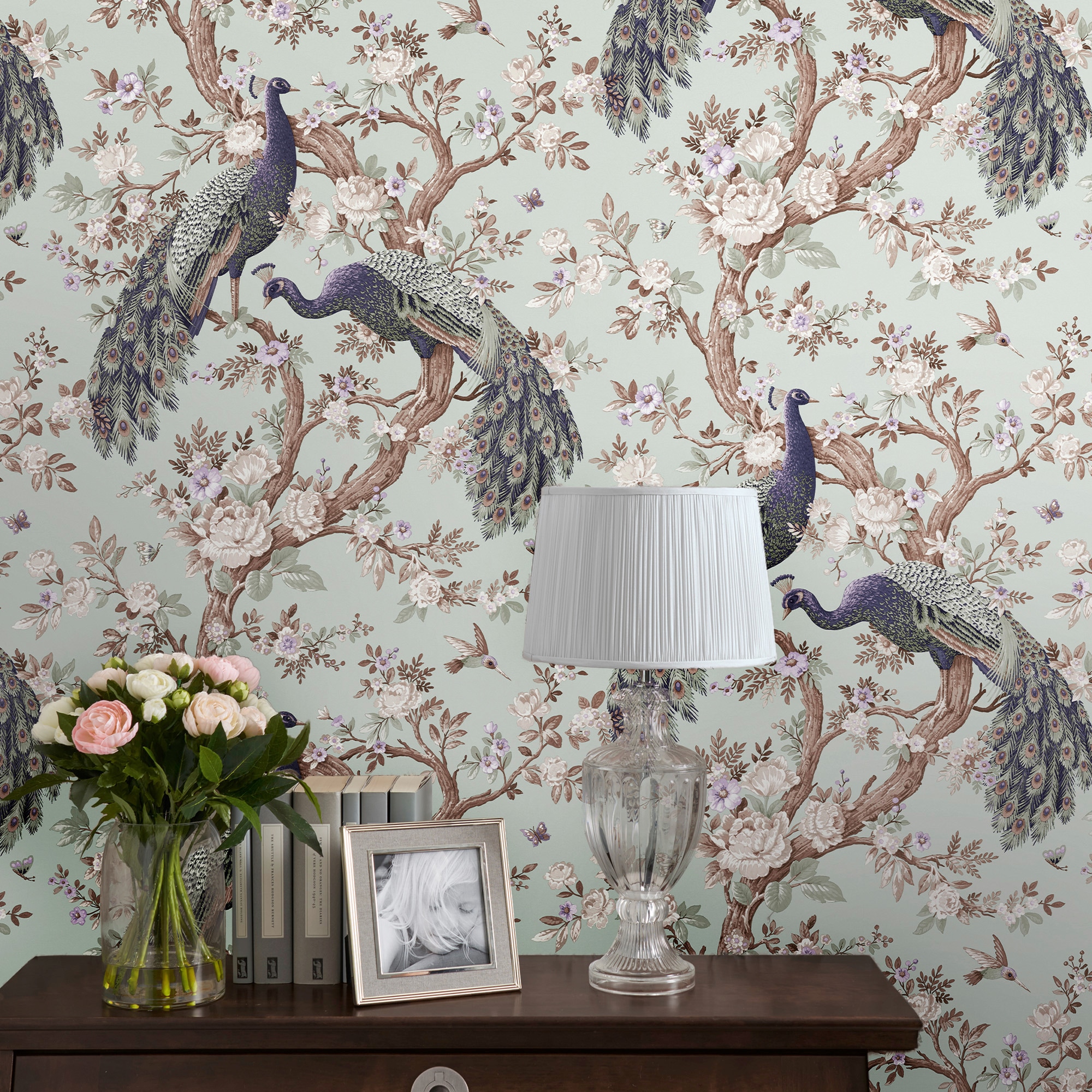 LAURA ASHLEY Vliestapete »Belvedere«, FSC® zertifiziert, mit lebhaftem Druck, 10 Meter Länge