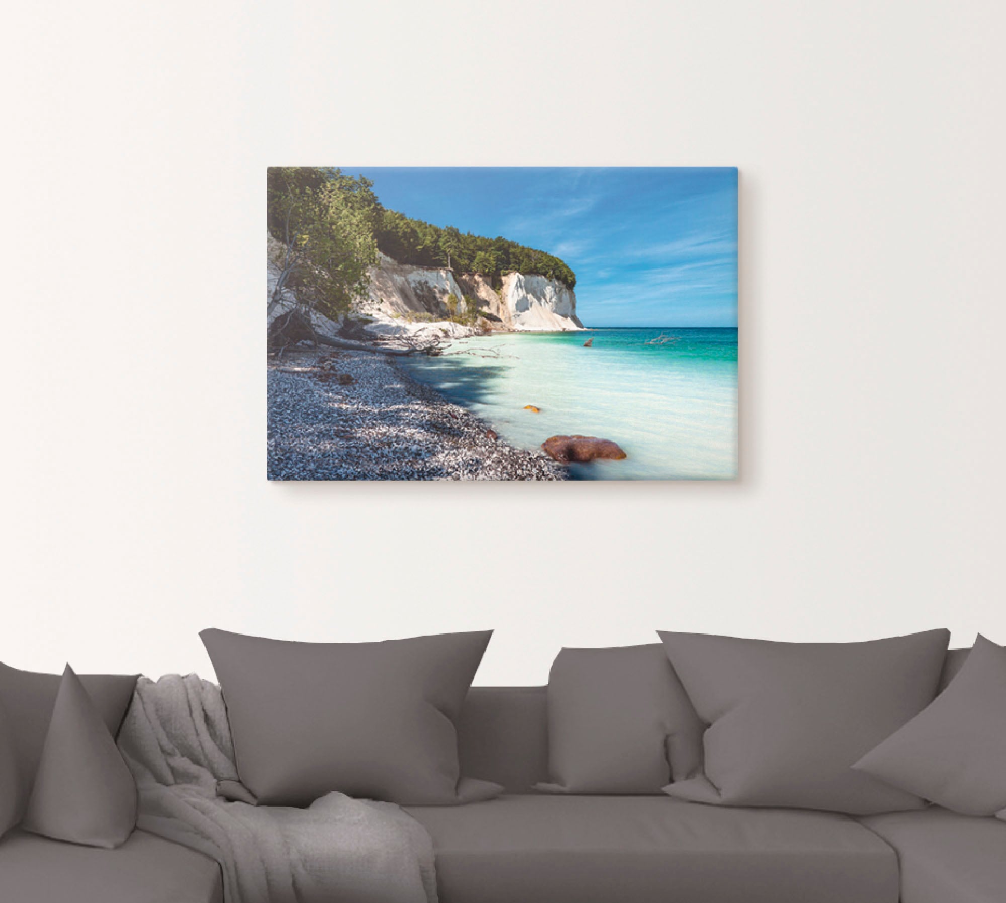 Artland Wandbild »Kreidefelsen auf der Insel Rügen III«, Küste, (1 St.), al günstig online kaufen