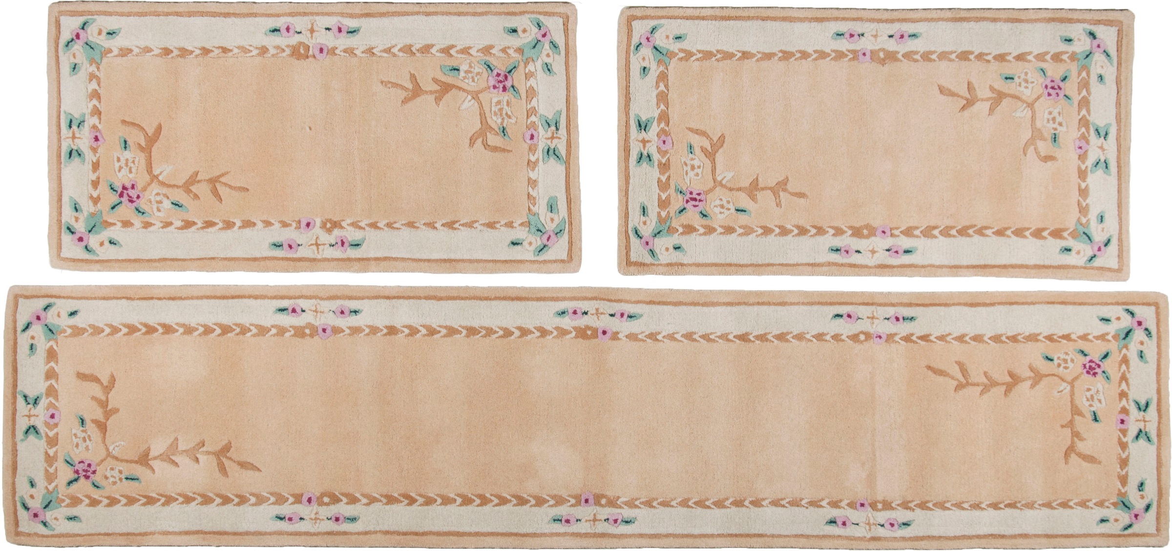 THEKO Bettumrandung »Lifou« Höhe 14 mm 3 Stk. tlg. Läufer-Set, Kurzflor, re günstig online kaufen