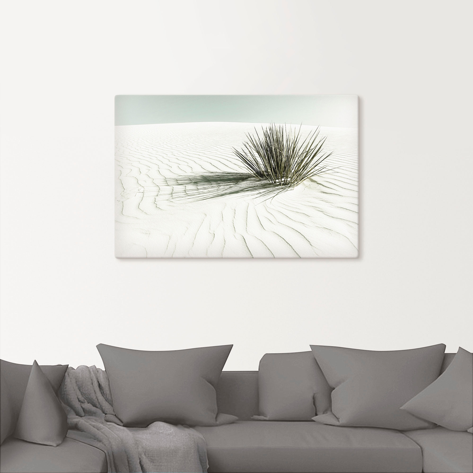 Artland Wandbild »Dünen, weißer Sand Vintage«, Strandbilder, (1 St.), als Alubild, Outdoorbild, Leinwandbild, Poster, Wandaufkleber