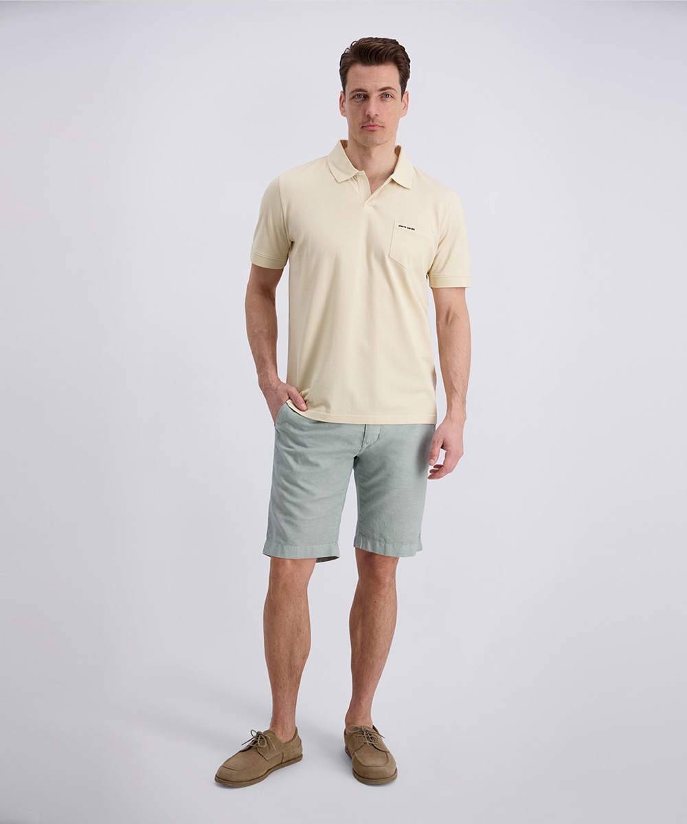 Pierre Cardin Poloshirt offener Polokragen