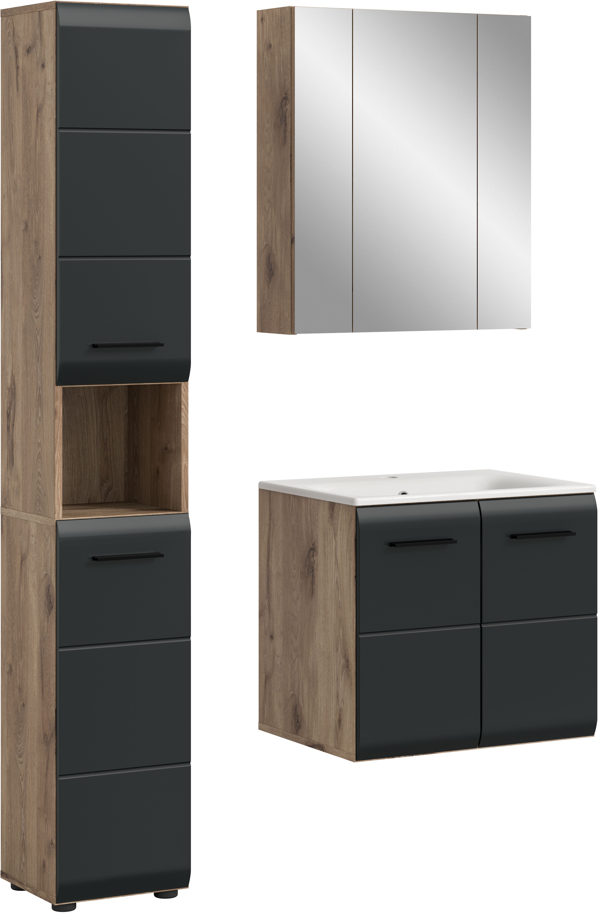 INOSIGN Badezimmer-Set Set, 4 Stk. tlg. Florenz, Badkombination 4-tlg.,Nox günstig online kaufen