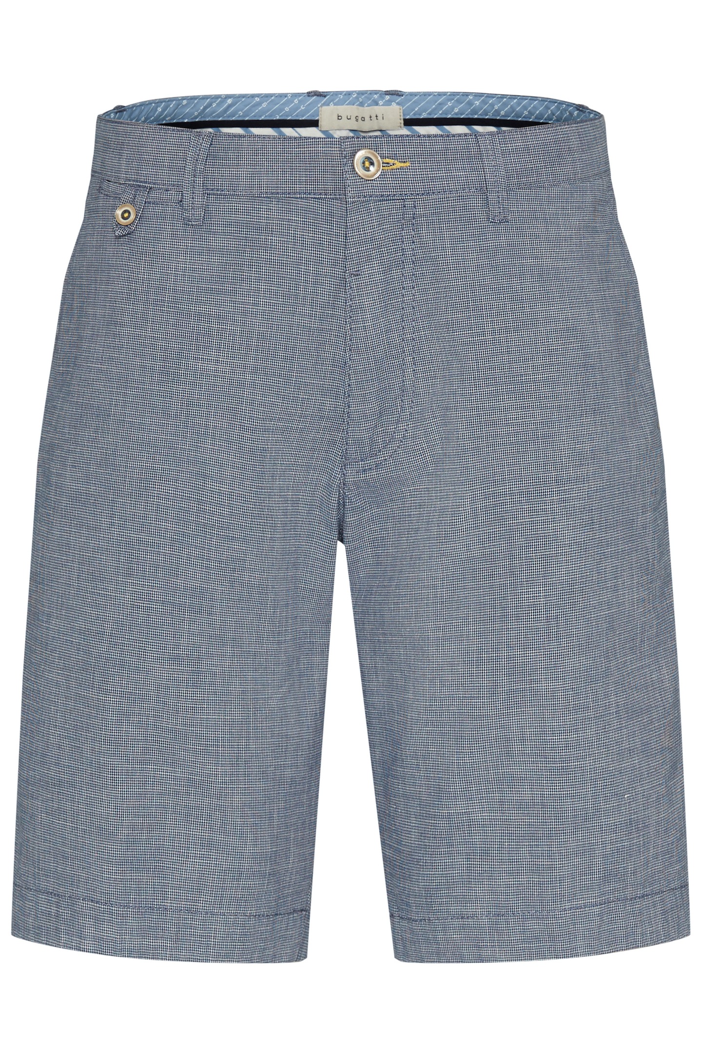 3. Bild von bugatti Shorts, in einem Leinen-Look