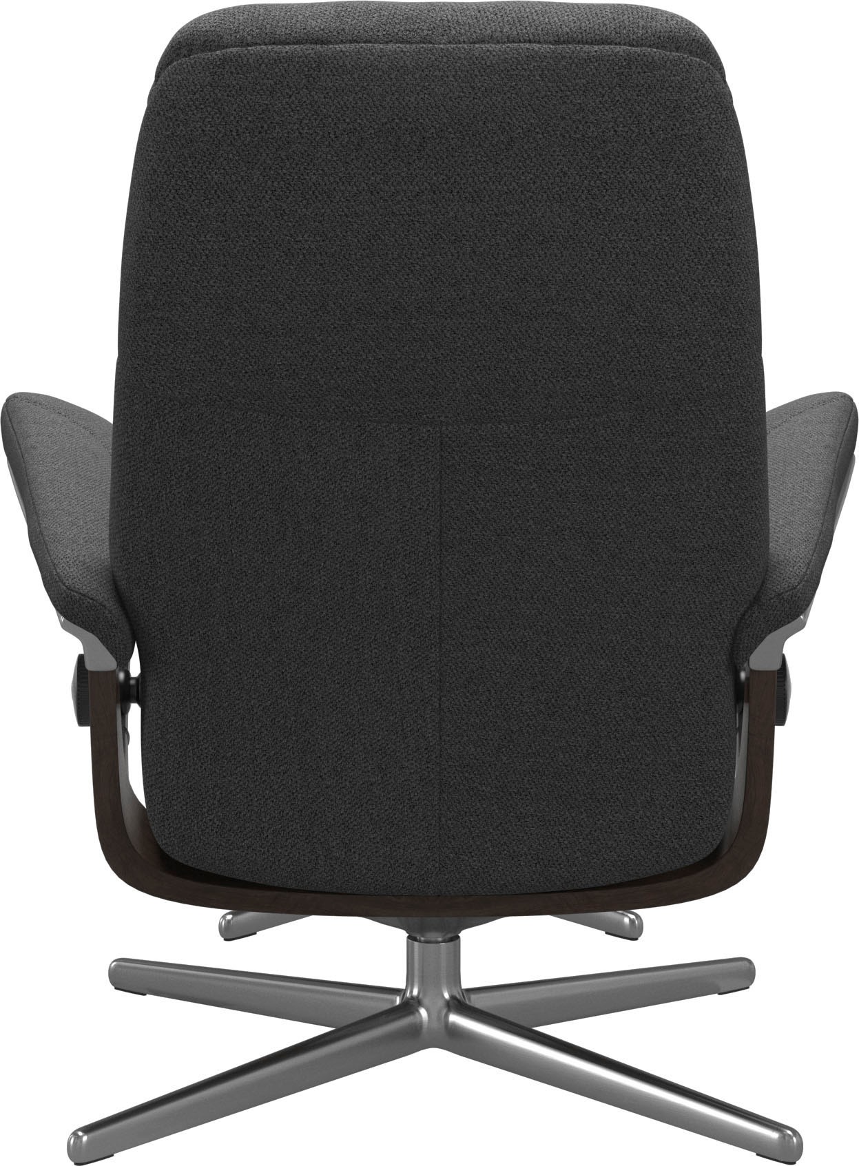 Stressless® Relaxsessel »Consul«, (Set, Relaxsessel mit Hocker), mit Hocker, mit Cross Base, Größe S, M & L, Holzakzent Wenge