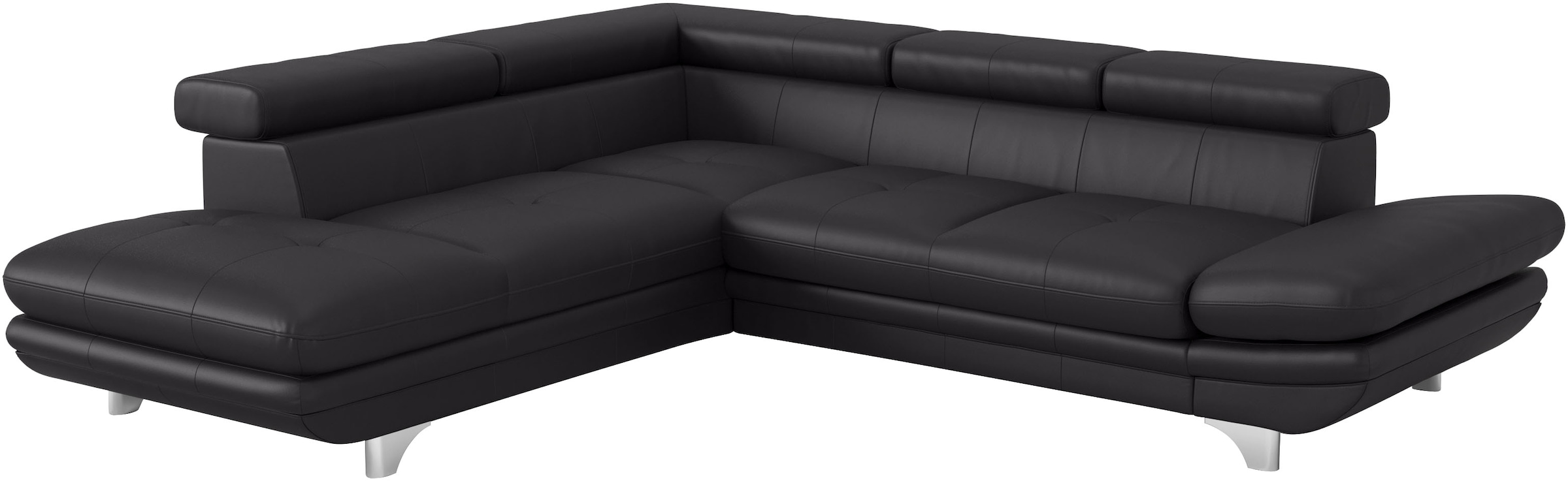 COTTA Ecksofa »Enterprise L-Form, B: 277 cm« Arm- & Kopfteilverstellung, optional Schlaffunktion