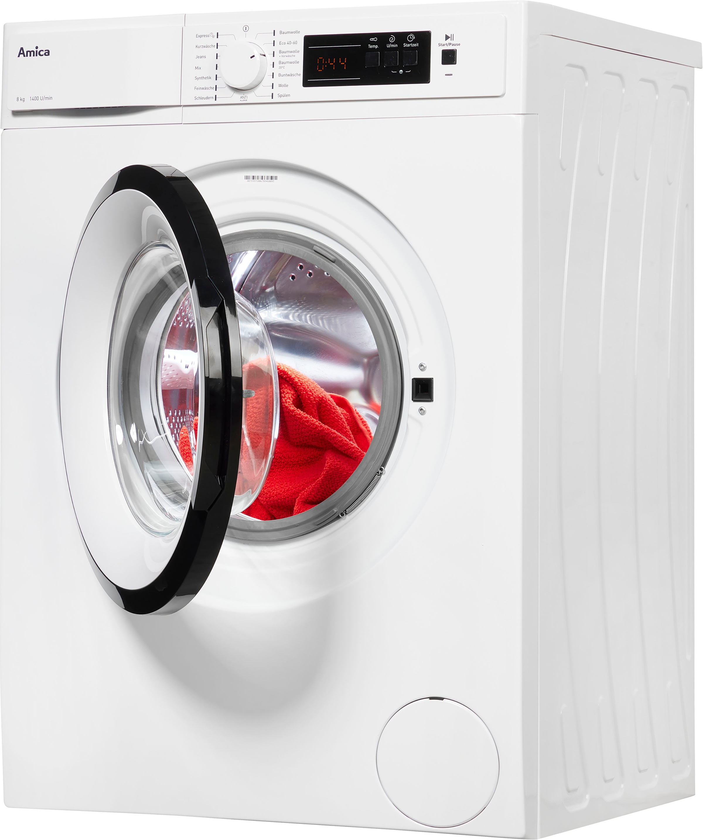 4. Bild von Amica Waschmaschine »WA 484 072«, WA 484 072, 8 kg, 1400 U/min