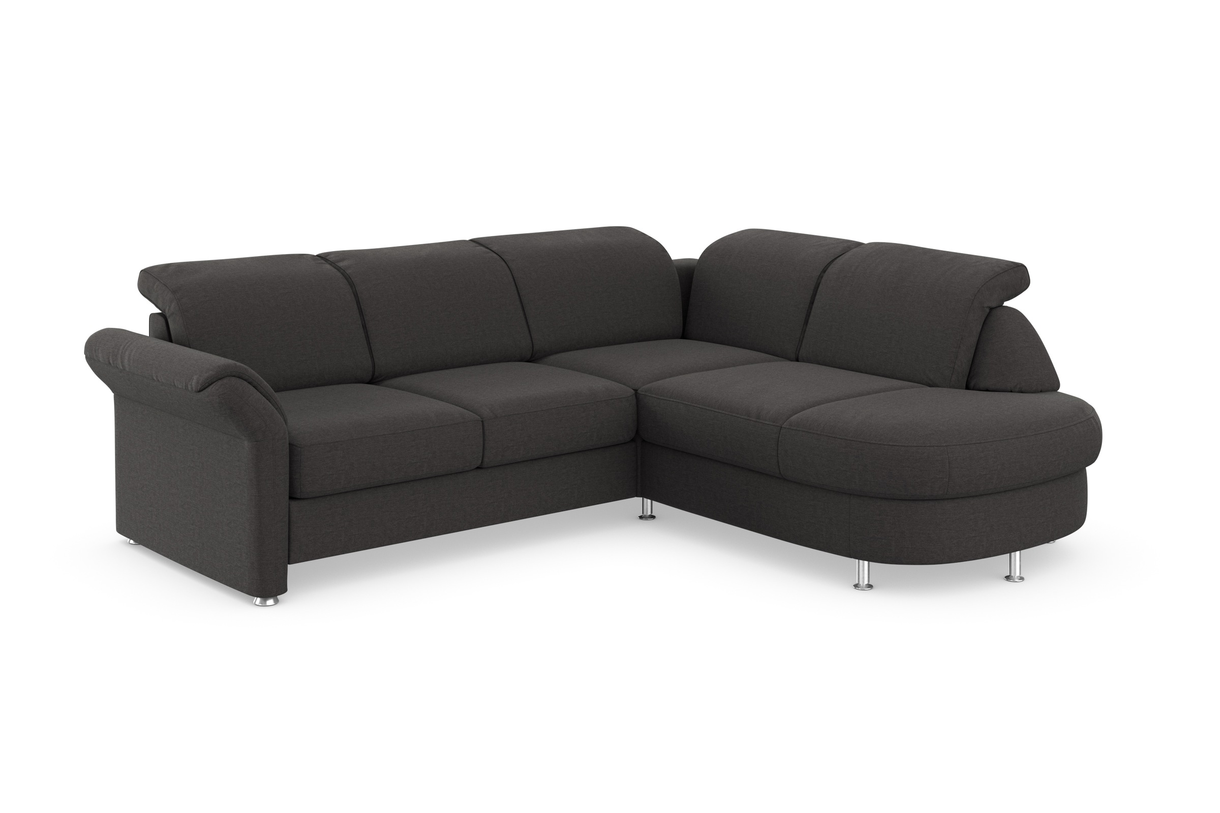 sit&more Ecksofa »Apulia L-Form«, wahlweise Bettfunktion, Bettkasten und Kopf- und Armteilverstellung