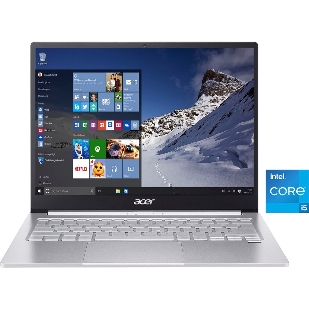 Acer Notebook »Swift 3 SF313-53-58B3«, 34,3 cm, / 13,5 Zoll, Intel, Core i5, Iris© Xe Graphics, 1000 GB SSD