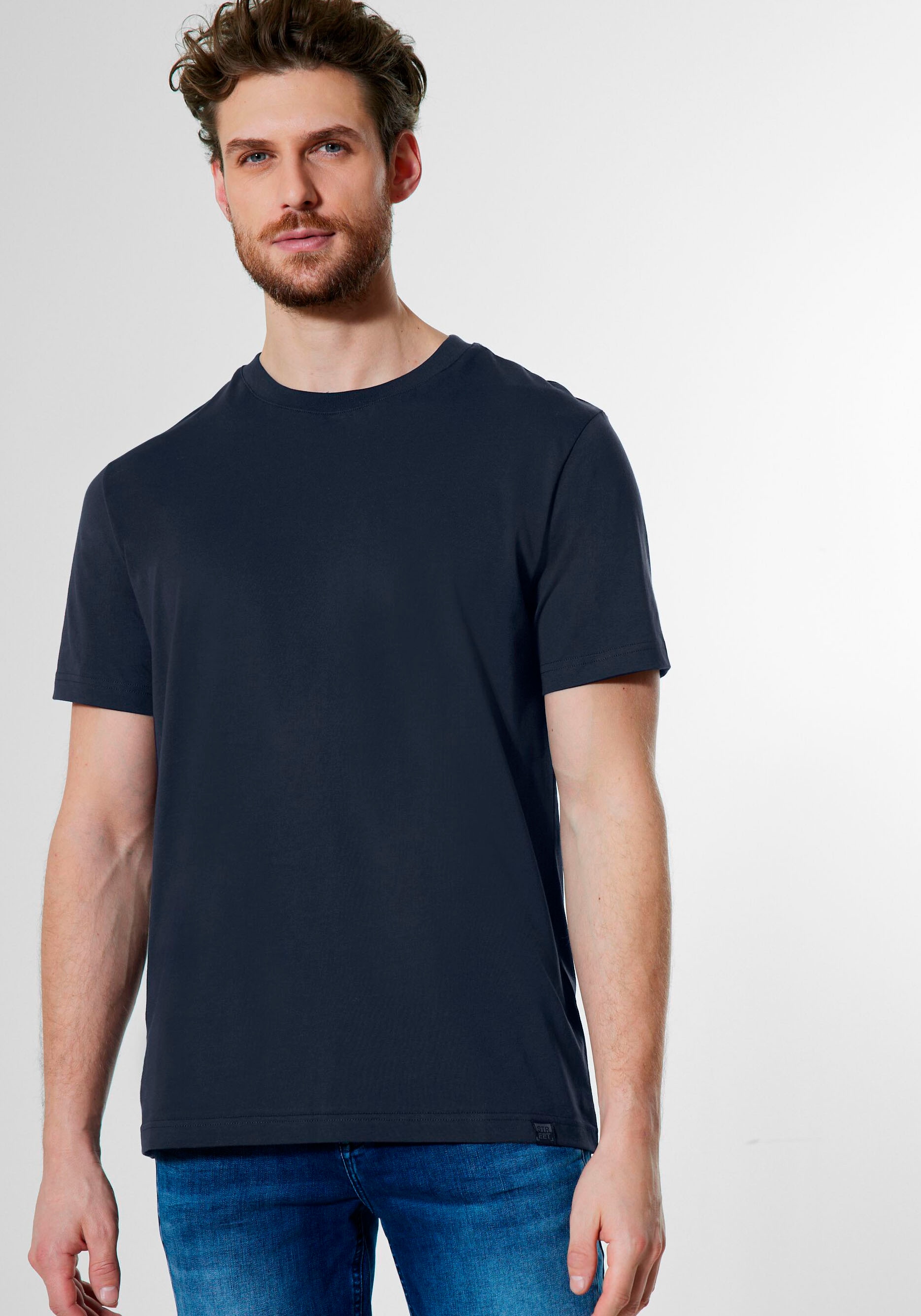 STREET ONE MEN T-Shirt, kaufen Style online Basic im