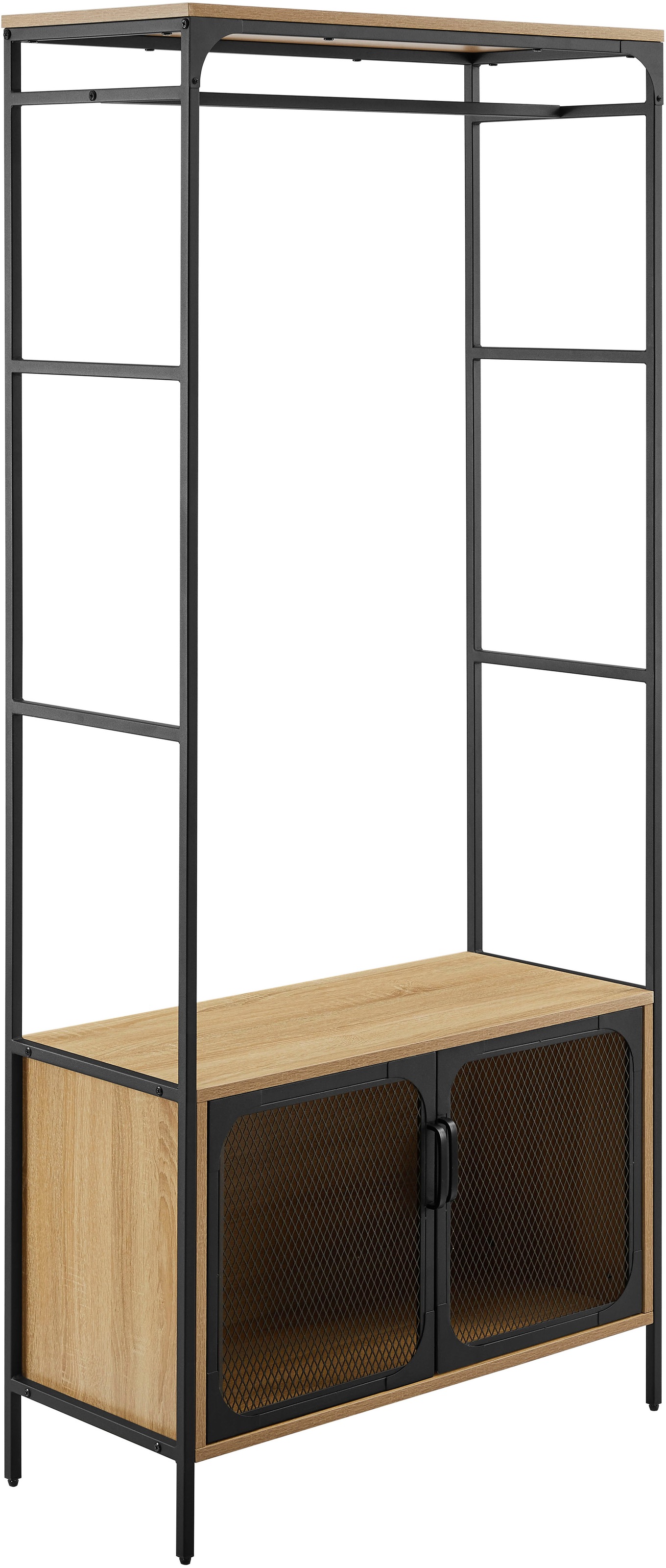 OTTO home Regal »Amance« robust, natürliche Materialien, Metallgestell, Höh günstig online kaufen