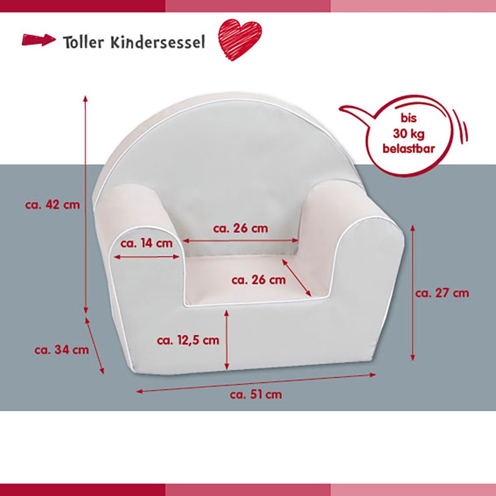 Knorrtoys® Sessel »Babies and the bear«, für Kinder; Made in Europe