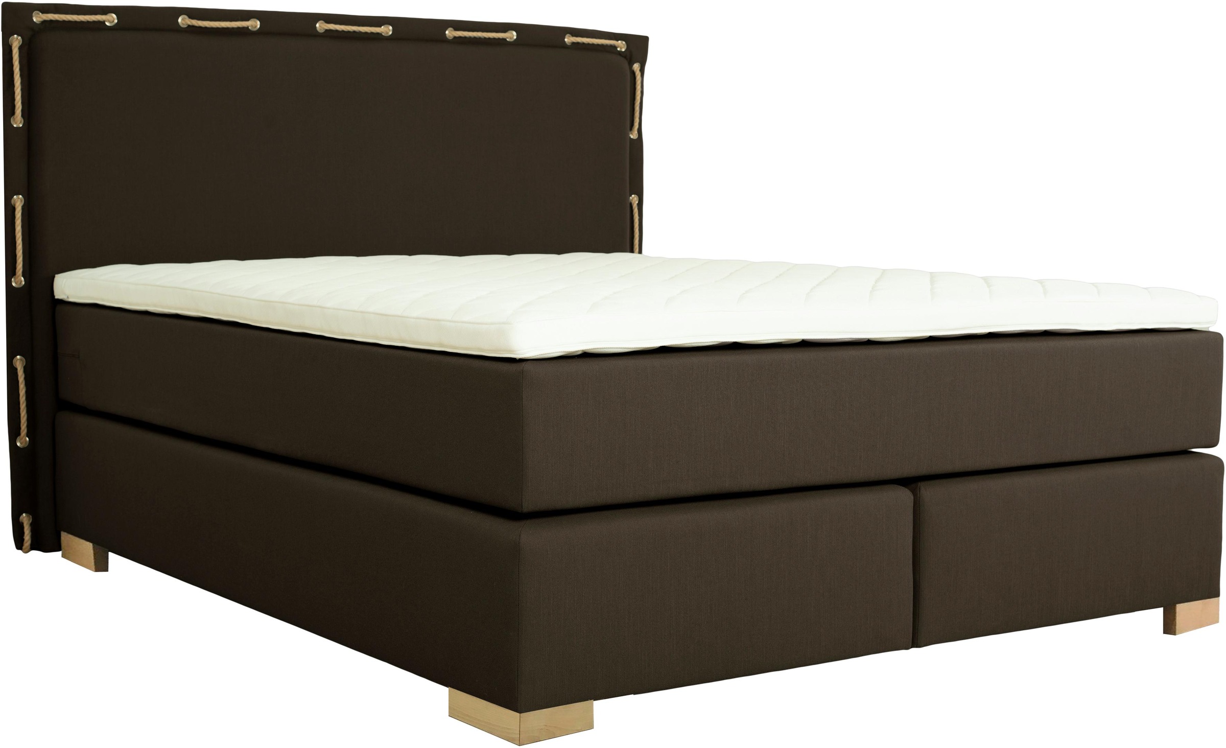 Home affaire Boxspringbett »»Marlou««, inkl. Topper, 3 Breiten, 3 Härtegrad-Ausführungen