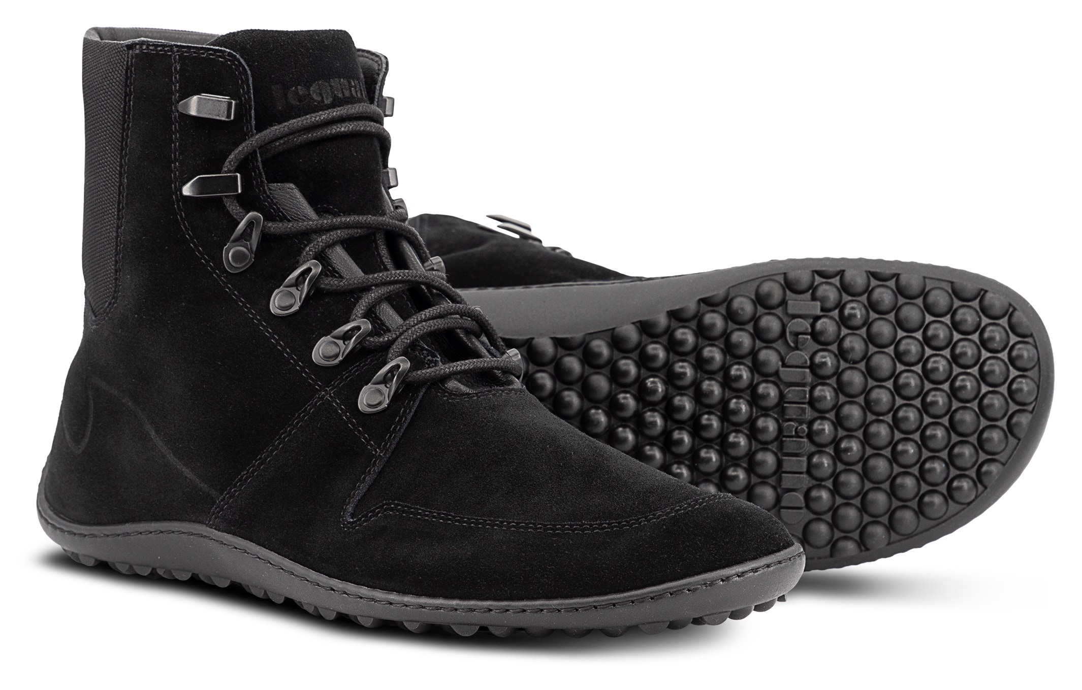 Leguano Barfußschuh »VELORD«  , Schnürboots, Herbstschuh, Flats mit Haken im Bergsteiger-Look