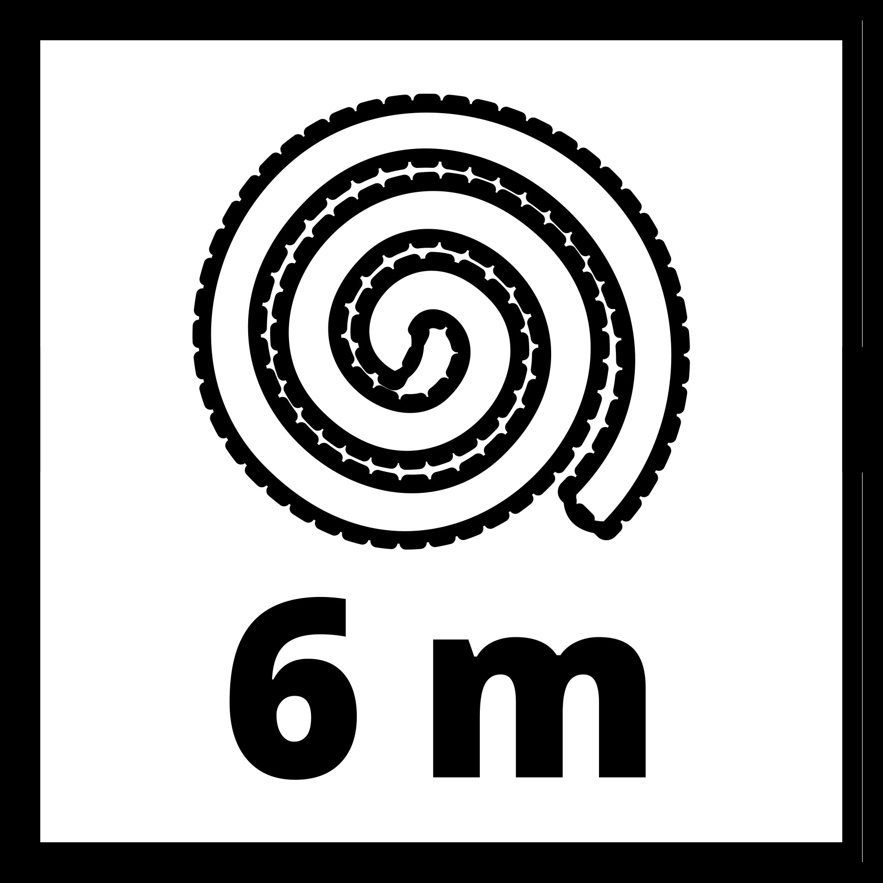 Einhell Druckluftschlauch »PVC Hochdruckschlauch 6m«, (1 St.), für Hochdruckreiniger