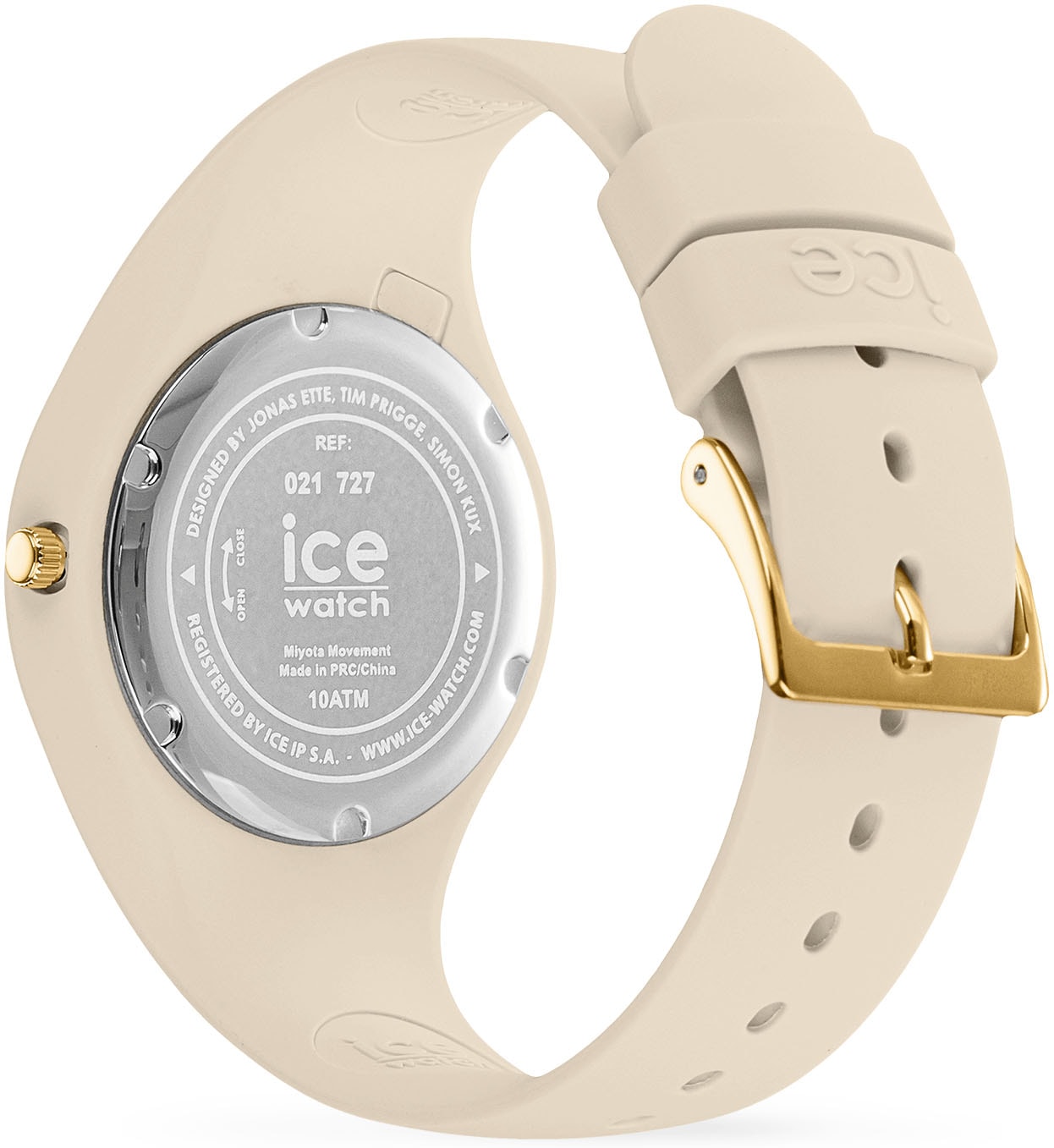 ice-watch Quarzuhr »ICE leopard - Small - 3H«, Armbanduhr, Damenuhr, Silikonarmband, Wasserdicht bis 10 bar, analog
