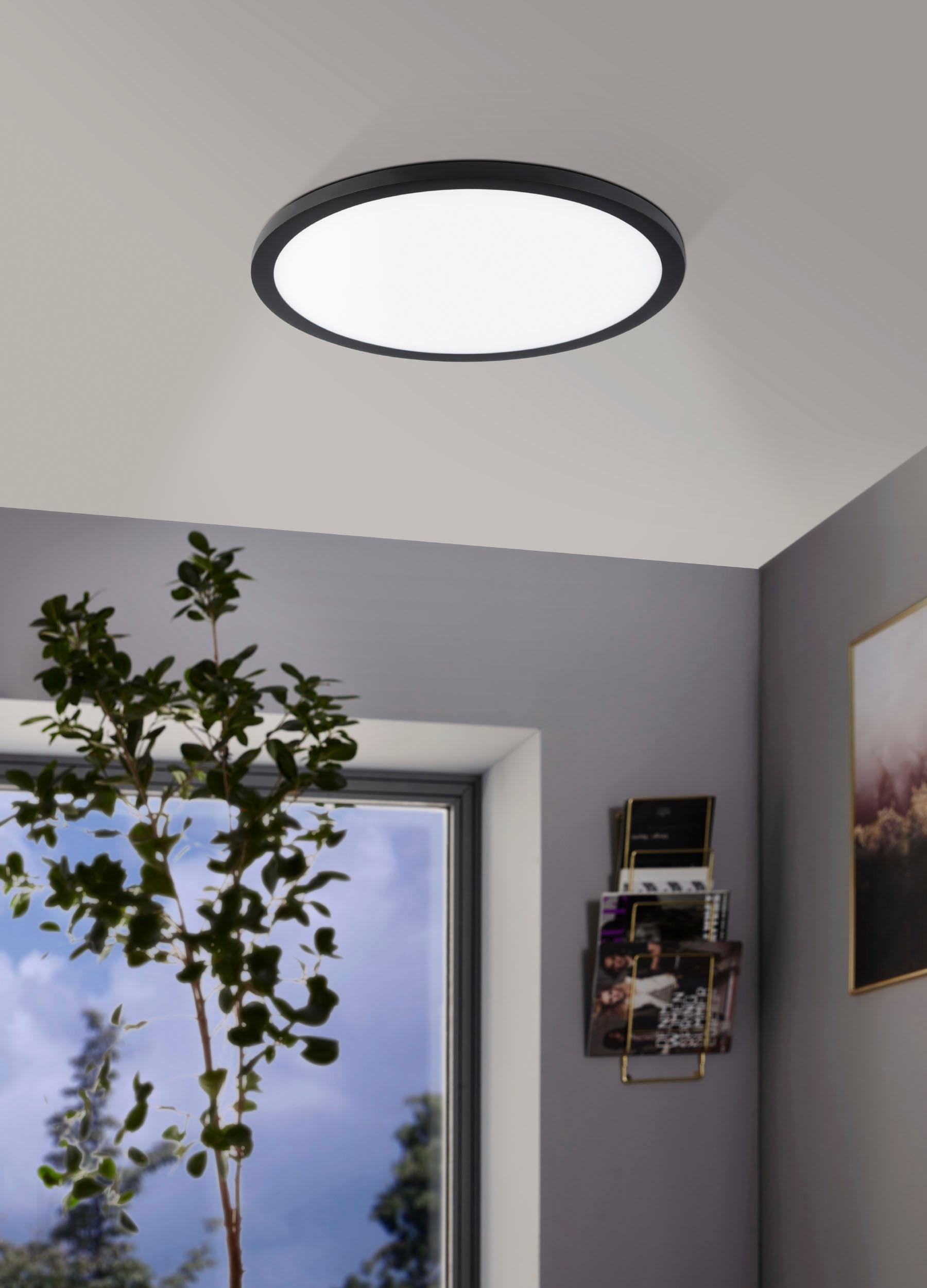 EGLO Deckenleuchte »FUEVA FLEX«, Leuchtmittel LED-Modul   LED fest integrie günstig online kaufen