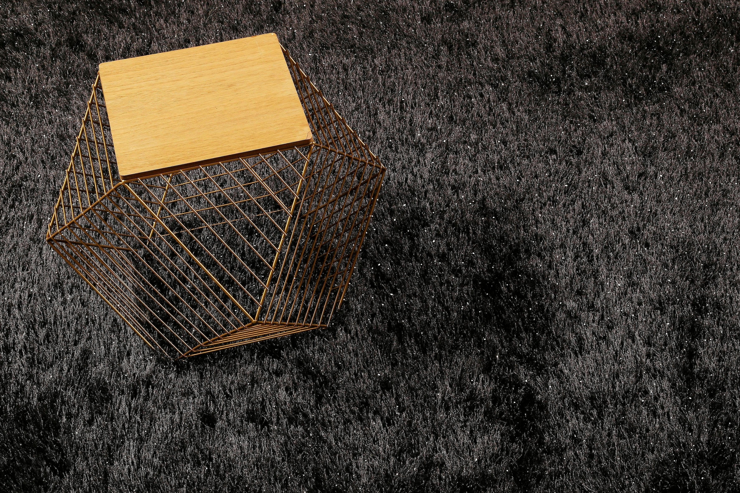 Wecon home Hochflor-Teppich »Shiny Touch«, rechteckig, 70 mm Höhe, Glanzgarn, Wohnzimmer