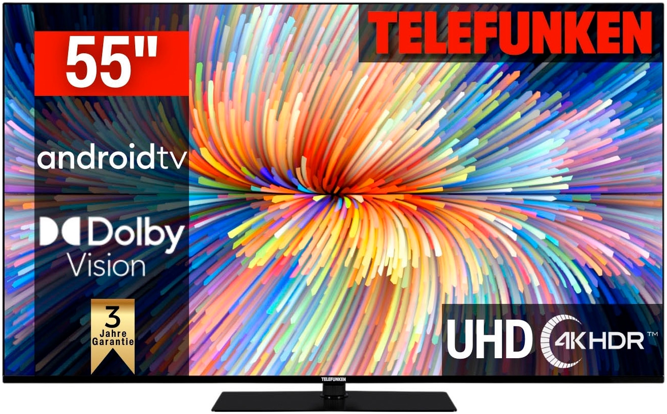 Fernseher Smart TV Telefunken sale 55"