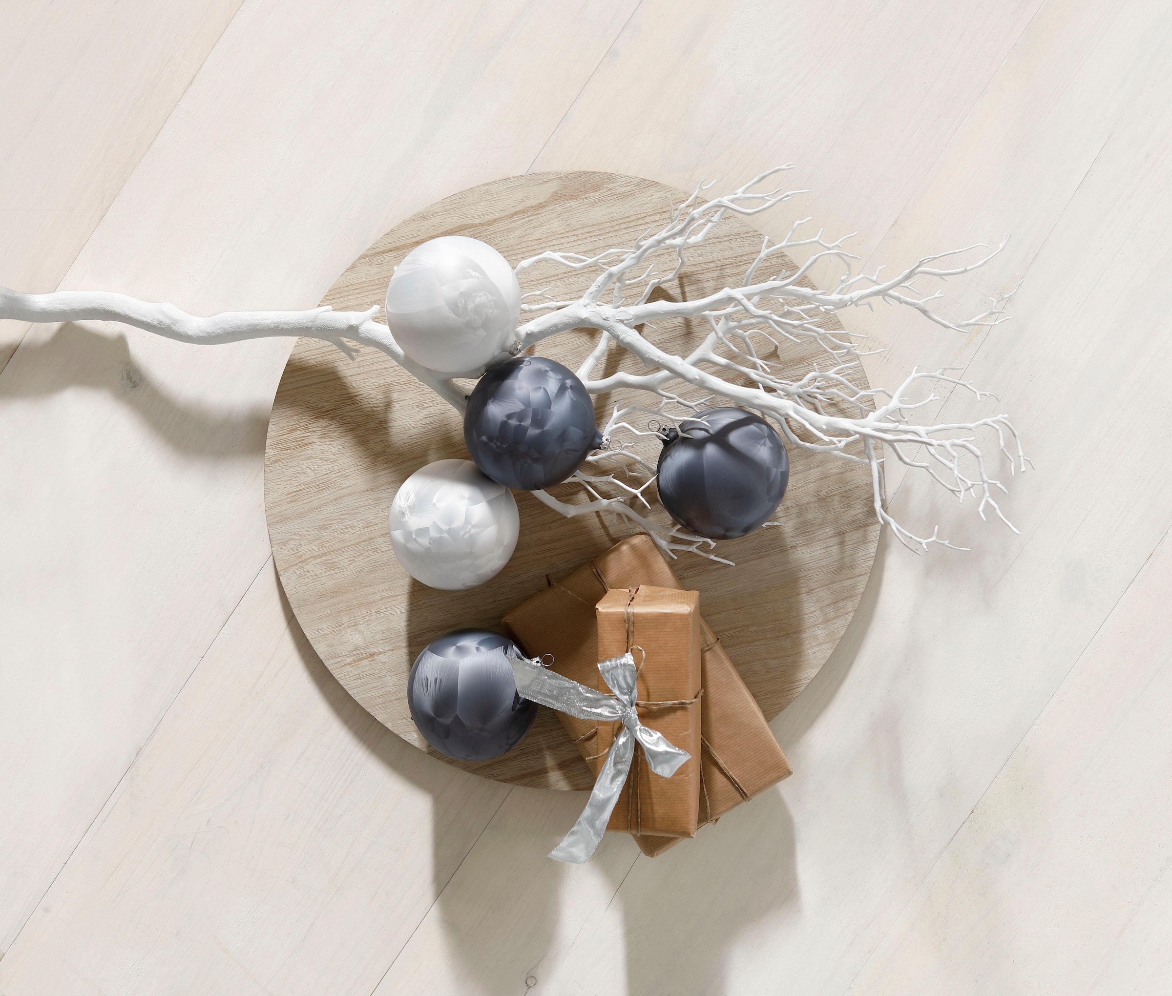 my home Winterliche Kunstpflanze »Weihnachtsdeko«, Deko-Ast