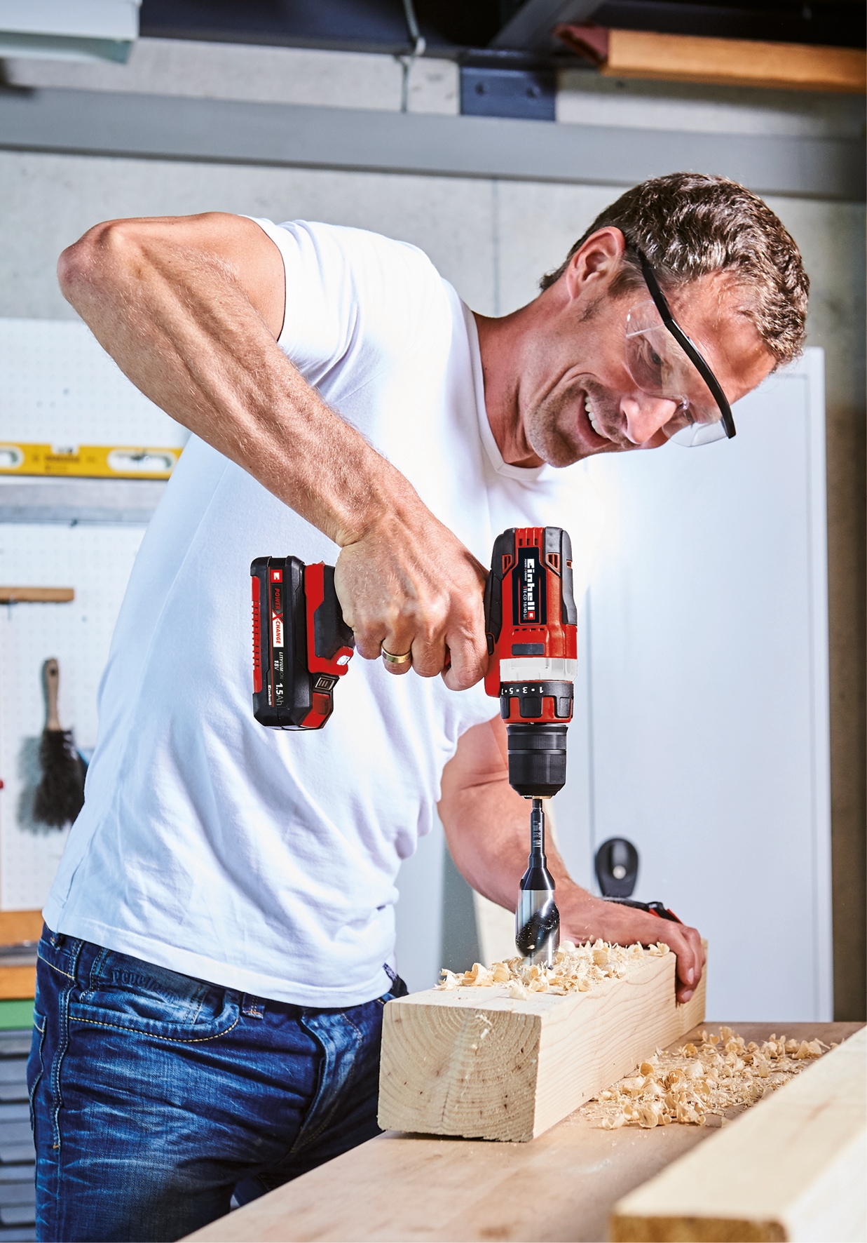 Einhell Akku-Bohrschrauber »TE-CD 18/40 Li + 2,5 Kit«, (Set), inkl. Akku und Ladegerät