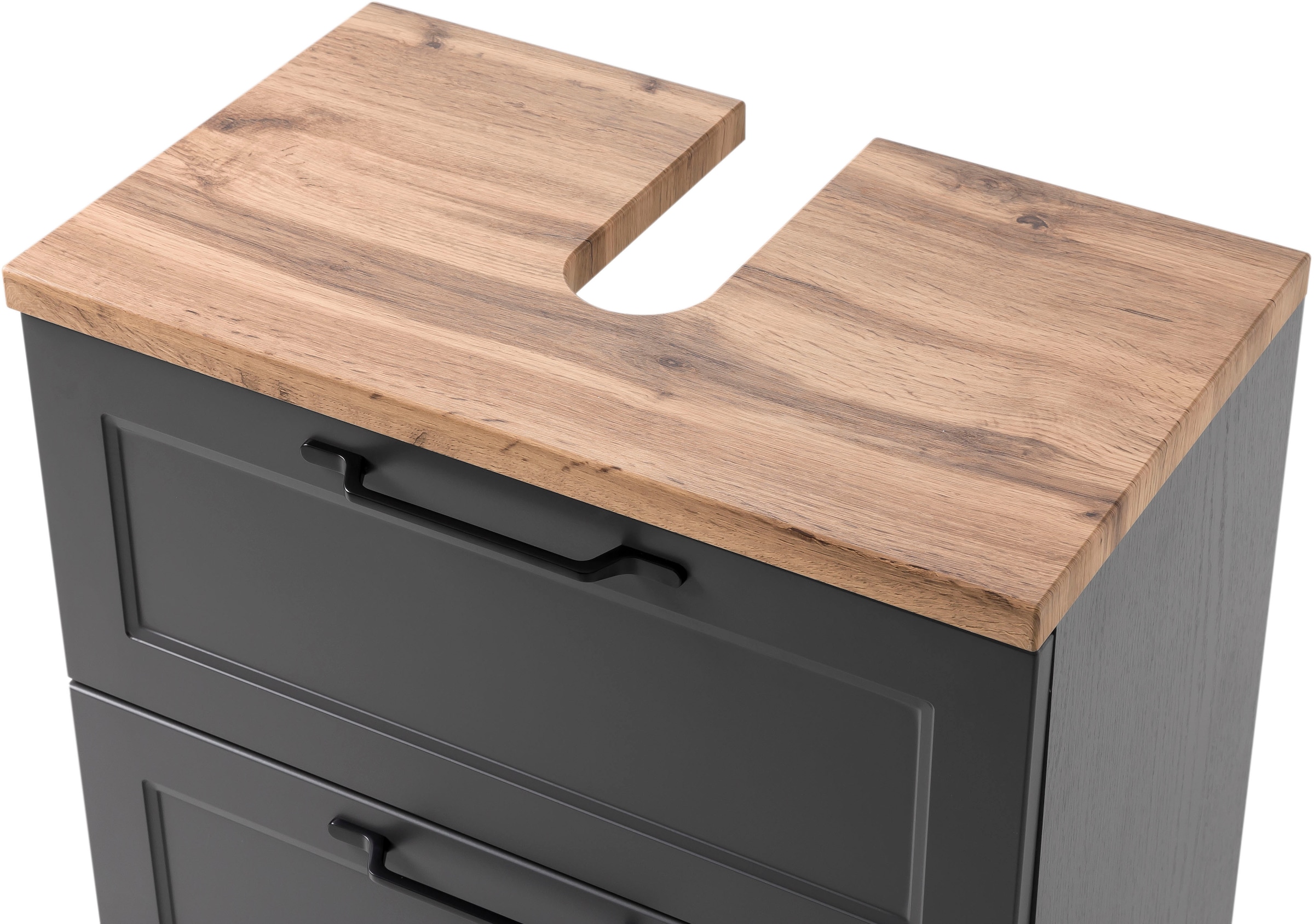 welltime Waschbeckenunterschrank »Lana«, Badmöbel, 2 Schubladen, 60 cm breit