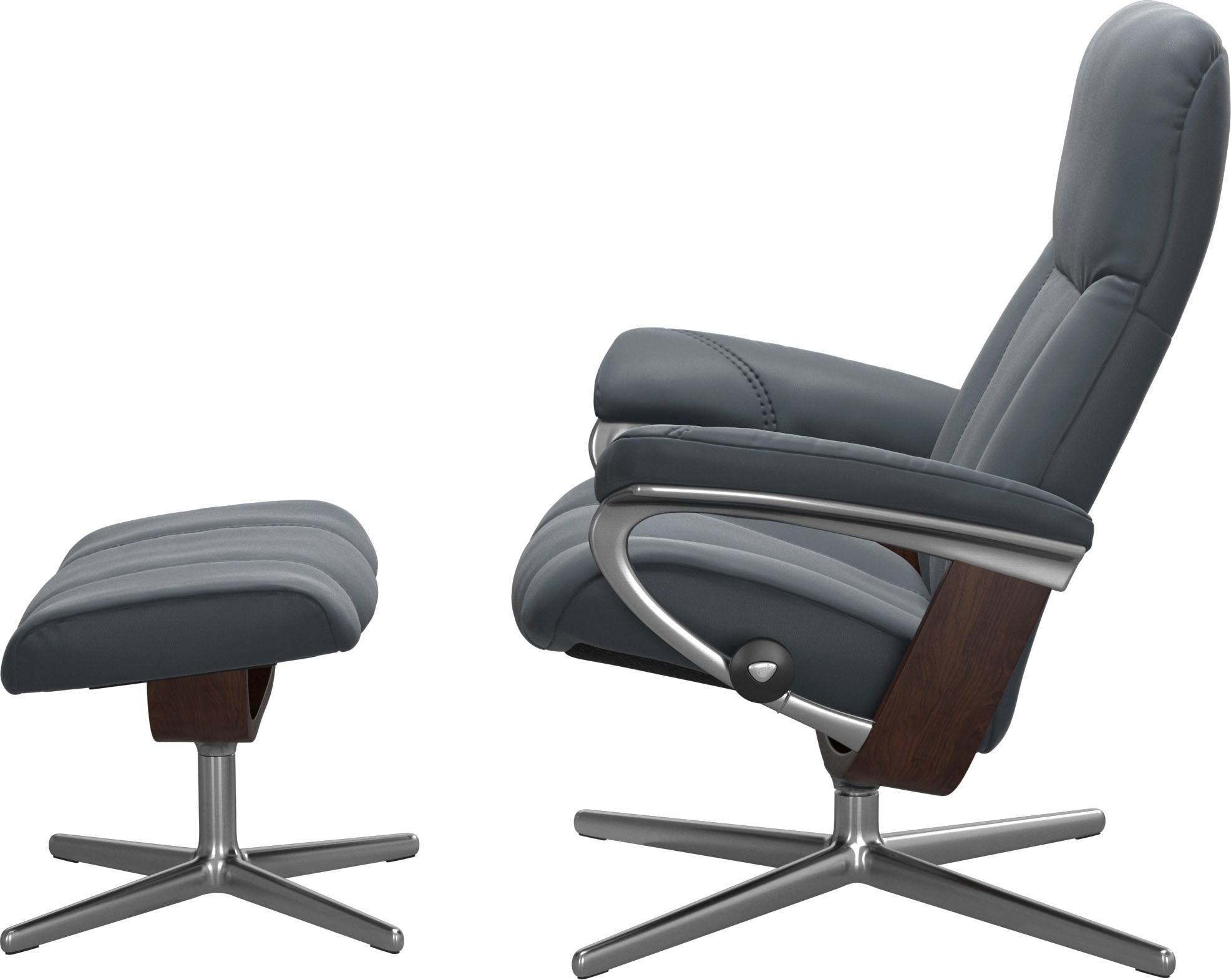 Stressless® Relaxsessel »Consul«, mit Cross Base, Größe S, M & L, Holzakzent Braun