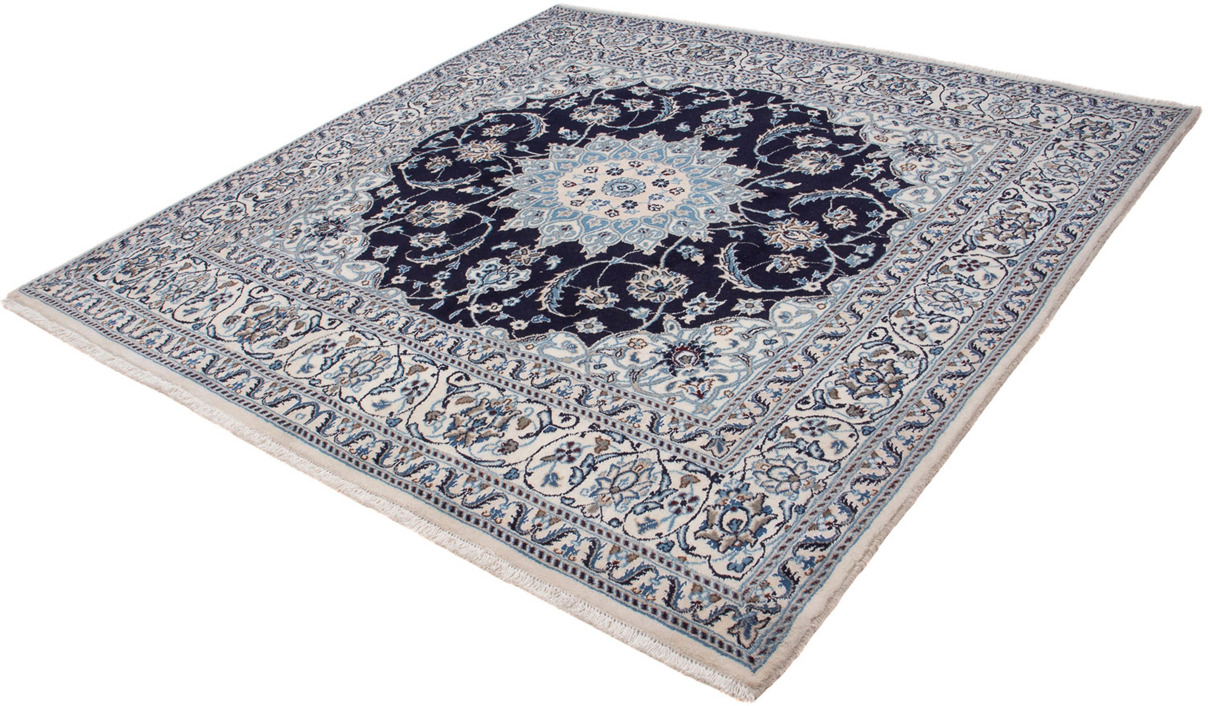 morgenland Orientteppich »Perser - Nain quadratisch - 200 x 196 cm - dunkel günstig online kaufen