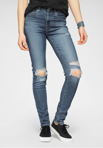Levi's® Skinny-fit-Jeans »721 High Rise«, High Waist mit Destroyed-Effekten kaufen