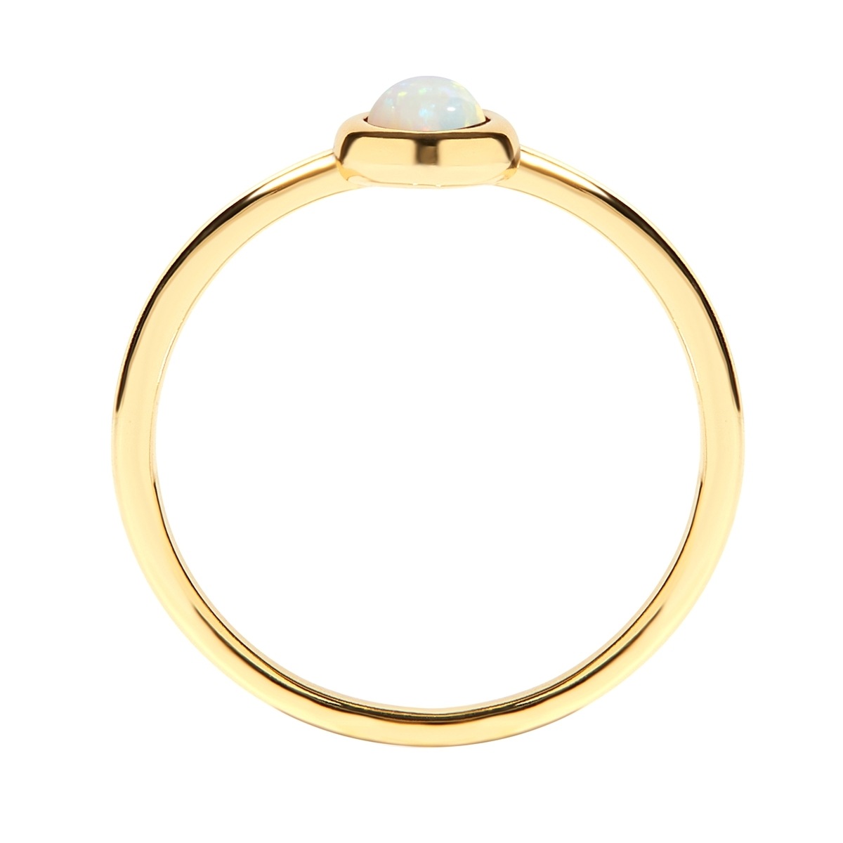 Glanzstücke München Fingerring »GSM6022«, (1 tlg.), mit Opal (synth.)