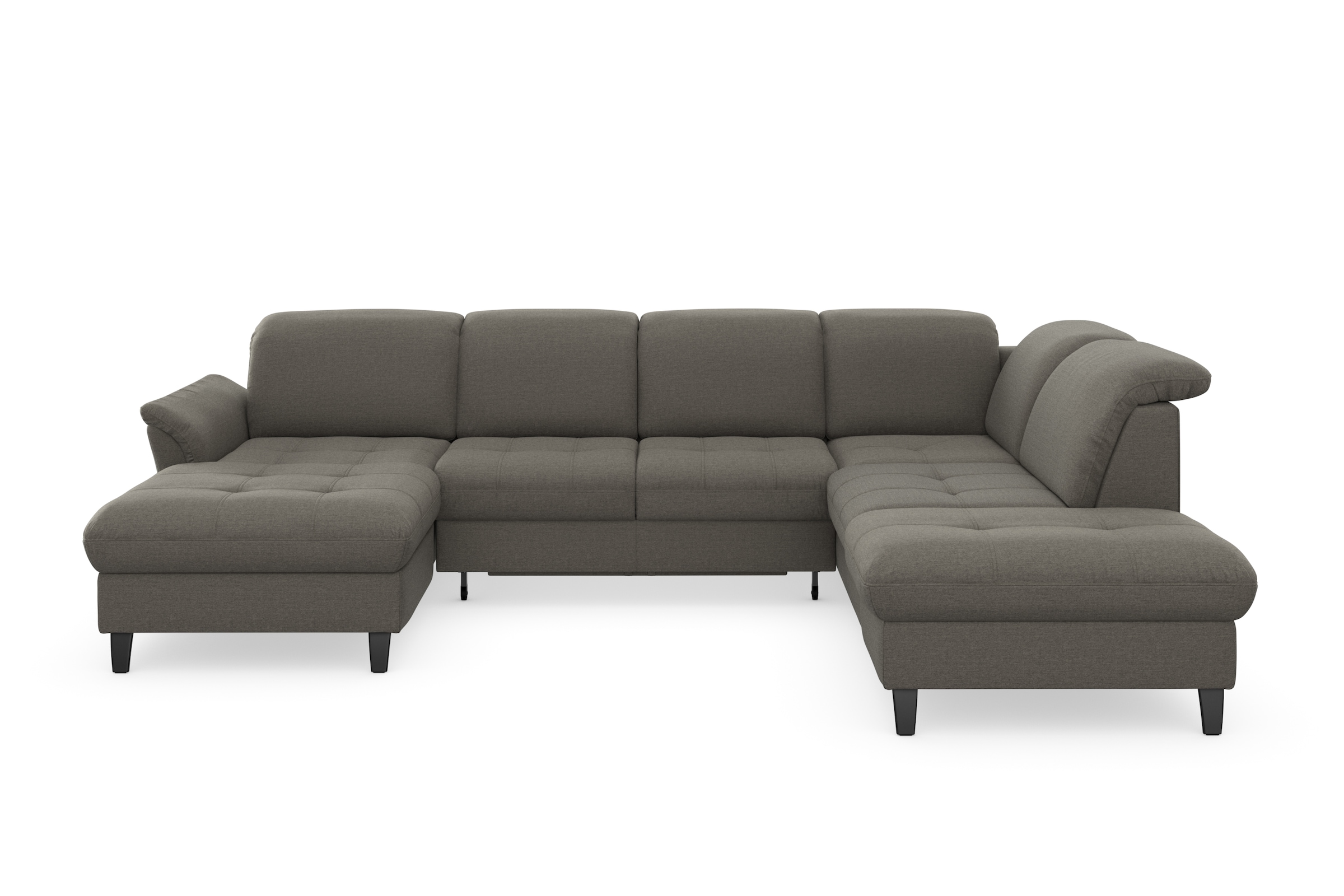 sit&more Wohnlandschaft »Maggiore U-Form«, wahlweise mit Kopfteilverstellung, Bettfunktion und Stauraum