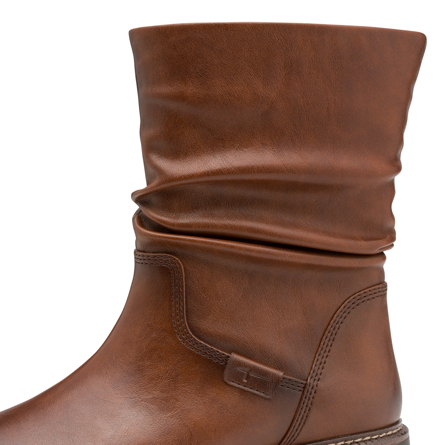 Tamaris Stiefelette, Blockabsatz, Kurzstiefel, Boots in veganer Verarbeitung
