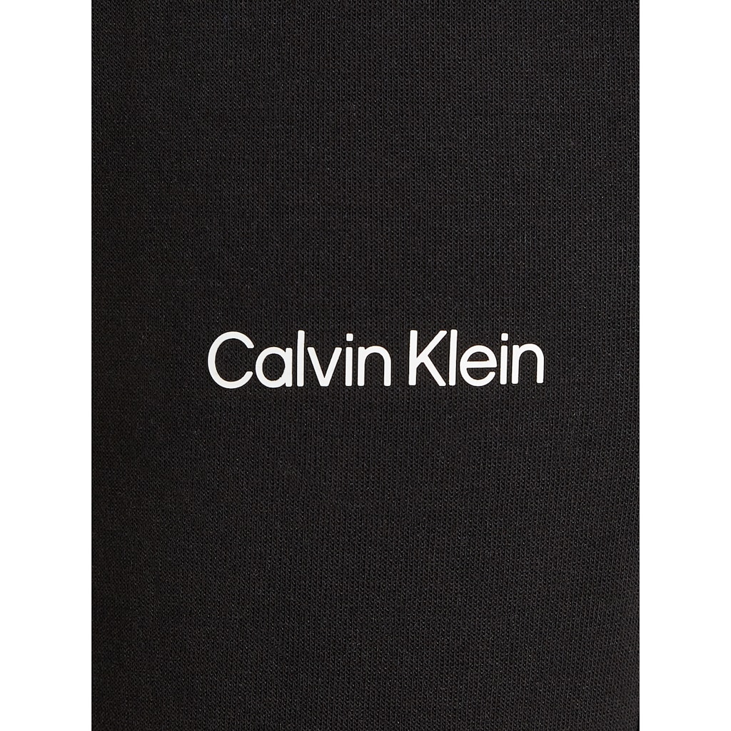 Calvin Klein Sweathose »MICRO LOGO JOGGER«, mit kontrastfarbenem Saum am Bein